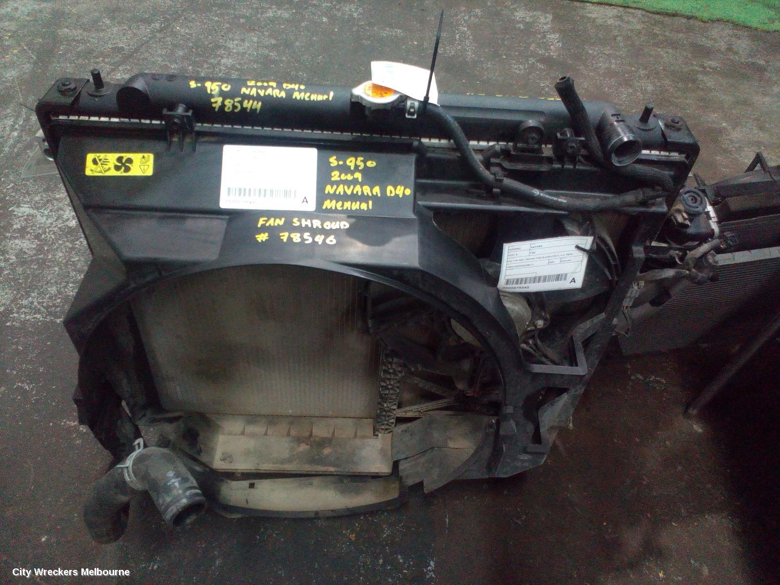 NISSAN NAVARA FAN SHROUD, D40, PETROL, 4.0, VQ40, 09/2005 - 12/2011 - Image 1