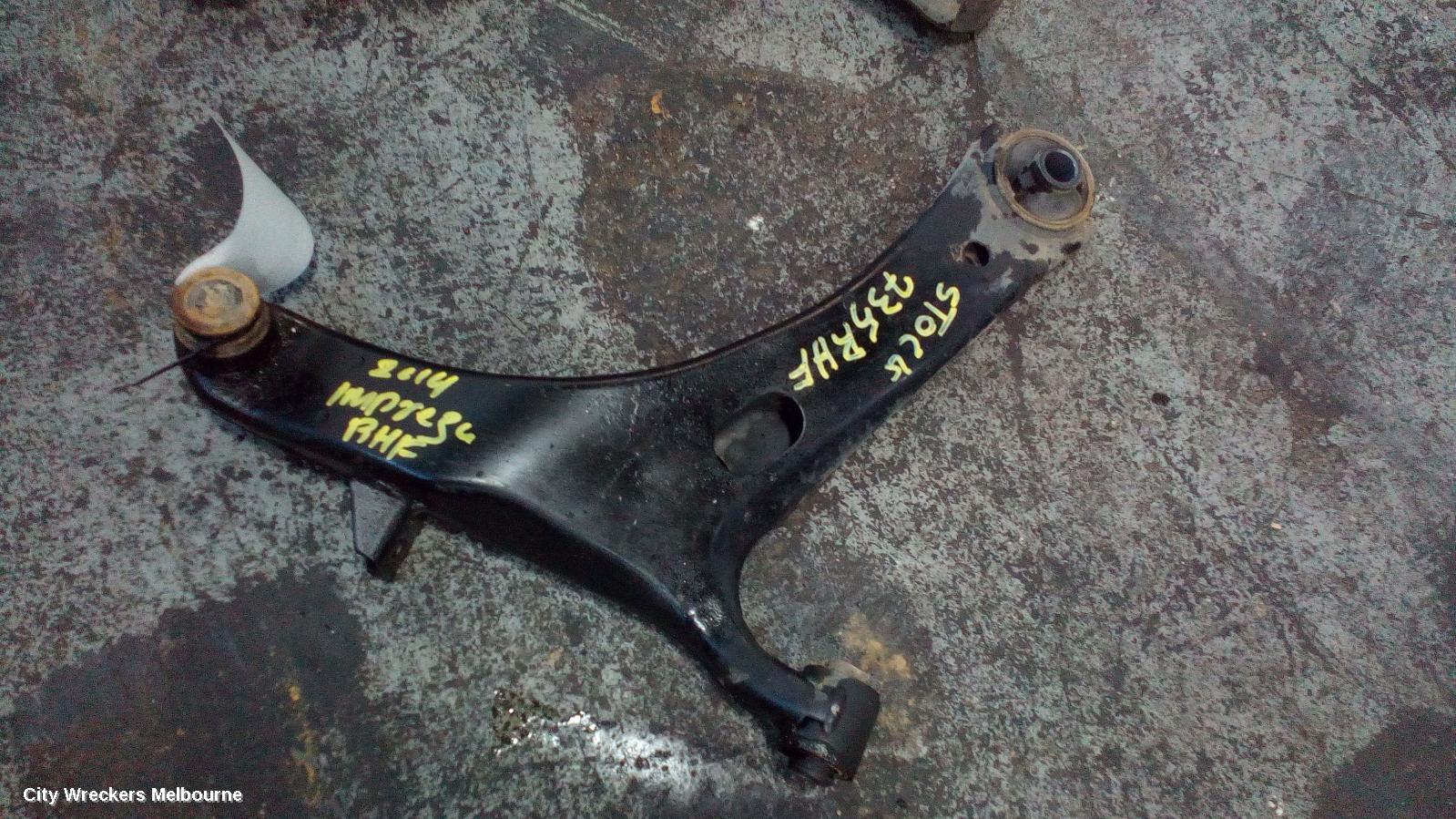 SUBARU IMPREZA RIGHT FRONT LOWER CONTROL ARM, G4, 12/2011 - 10/2016 - Image 1