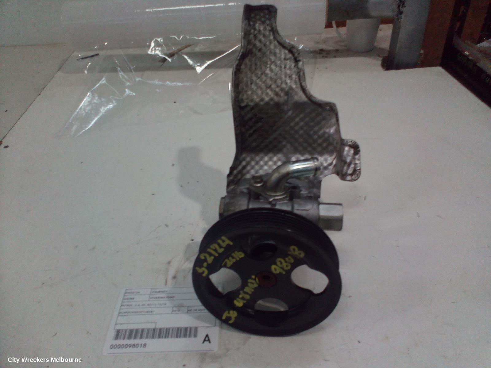 DODGE JOURNEY STEERING PUMP, PETROL, 3.6, JC, 07/2011 - 12/2016 - Image 2