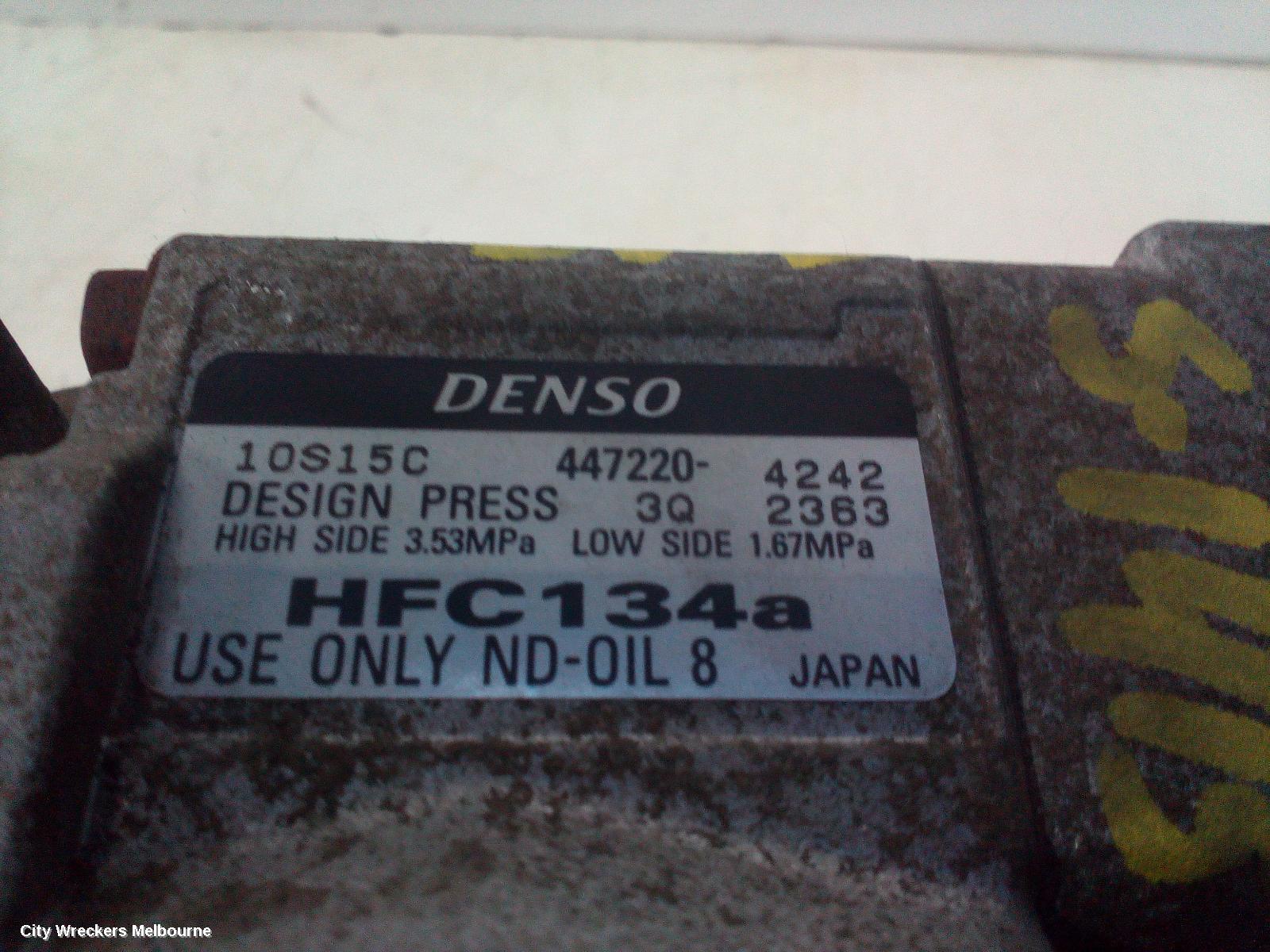 TOYOTA HIACE A/C COMPRESSOR, KDH, 3.0, 1KD-FTV, DIESEL, DENSO 10S17C TYPE, 09/2006 - 04/2019 - Image 2