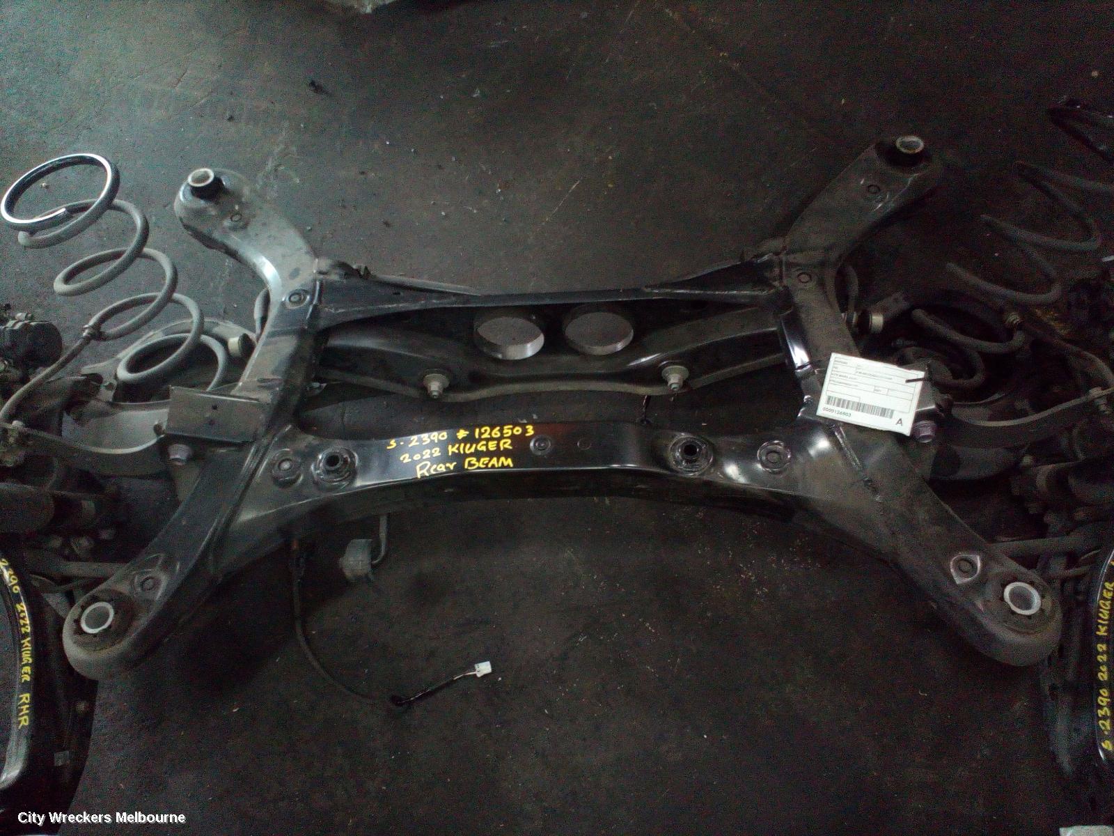 TOYOTA KLUGER R BEAM/CRADLE/XMEMBR, XU70 SERIES, 03/2021 ONWARDS - Image 2
