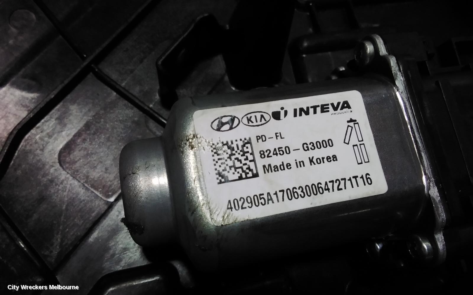 HYUNDAI I30 LEFT FRONT WINDOW REG/MOTOR, PD, HATCH, DOOR REG ASSY (REG AND MOTOR), 03/2017 ONWARDS - Image 2