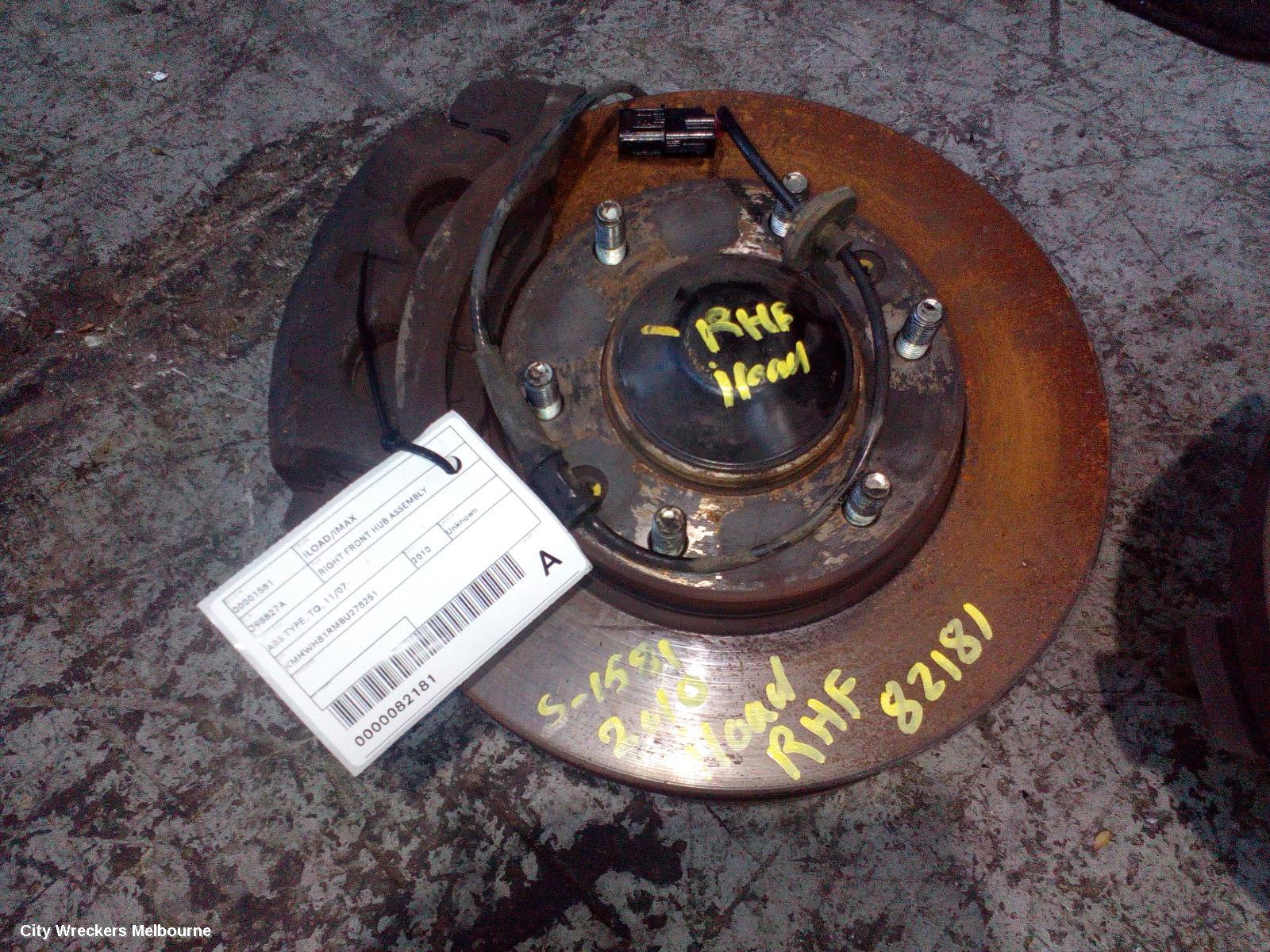 HYUNDAI ILOAD/IMAX RIGHT FRONT HUB ASSEMBLY, ABS TYPE, TQ, 11/2007 ONWARDS - Image 1