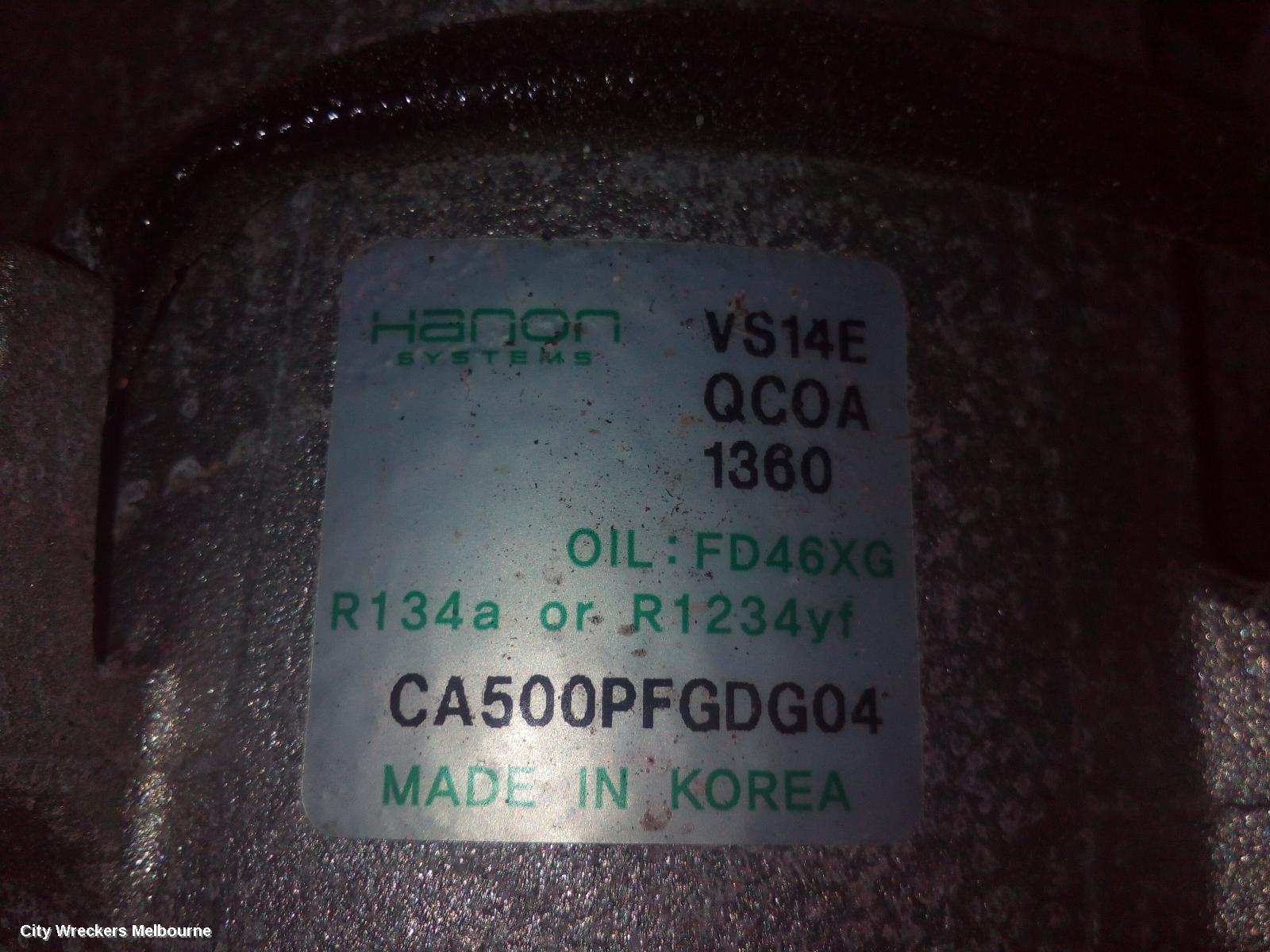 HYUNDAI I30 A/C COMPRESSOR, PETROL, 2.0, G4NC, PD, HATCH (S. KOREA VIN KMHH), 03/2017 ONWARDS - Image 1
