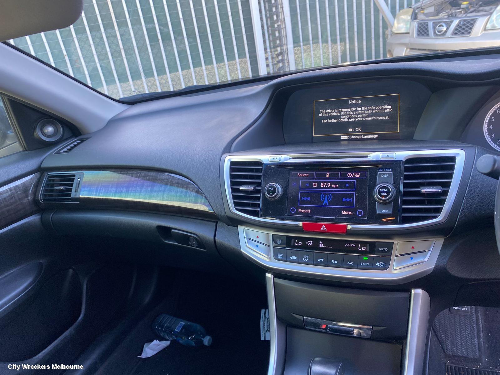 HONDA ACCORD RADIO/CD/DVD/SAT/TV, RADIO/CD PLAYER, 9TH GEN, 05/2013 - 08/2019 - Image 2