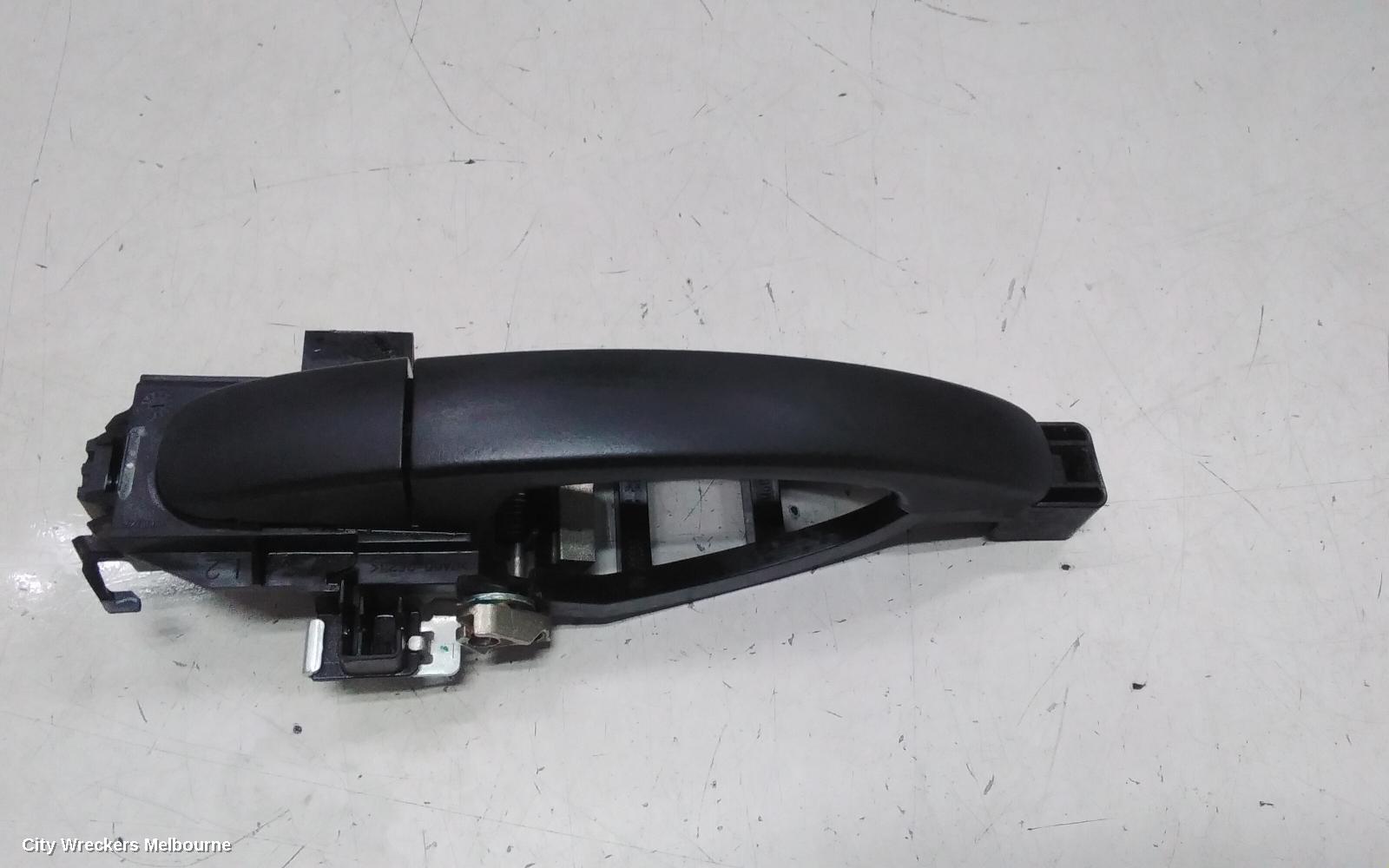 FORD RANGER DOOR HANDLE, OUTER, LH REAR, BLACK, PX, 06/2011 - 04/2022 - Image 1