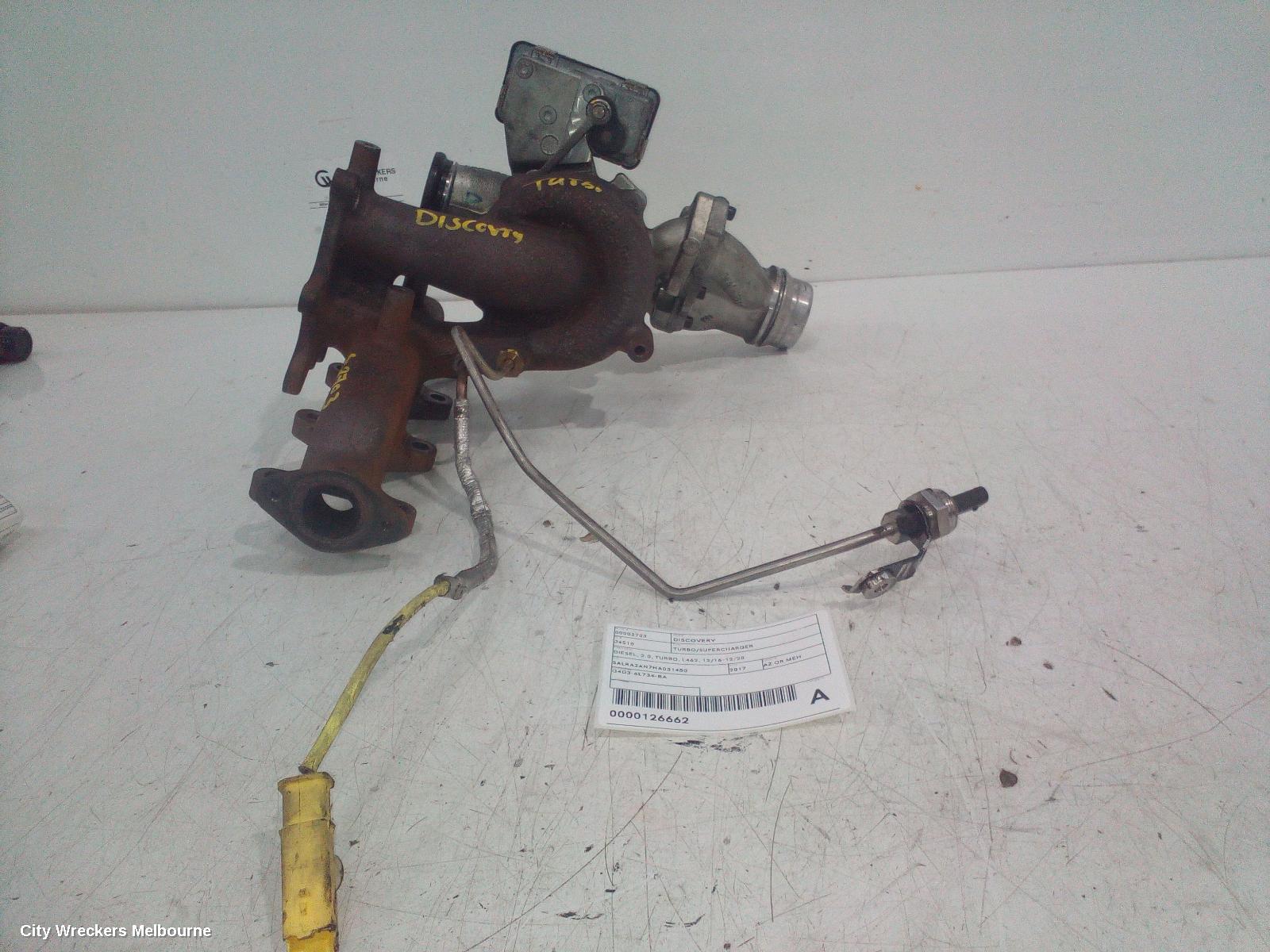 LAND ROVER DISCOVERY TURBO SUPERCHARGER, DIESEL, 2.0, TURBO, L462, 12/2016 - 12/2020 - Image 3