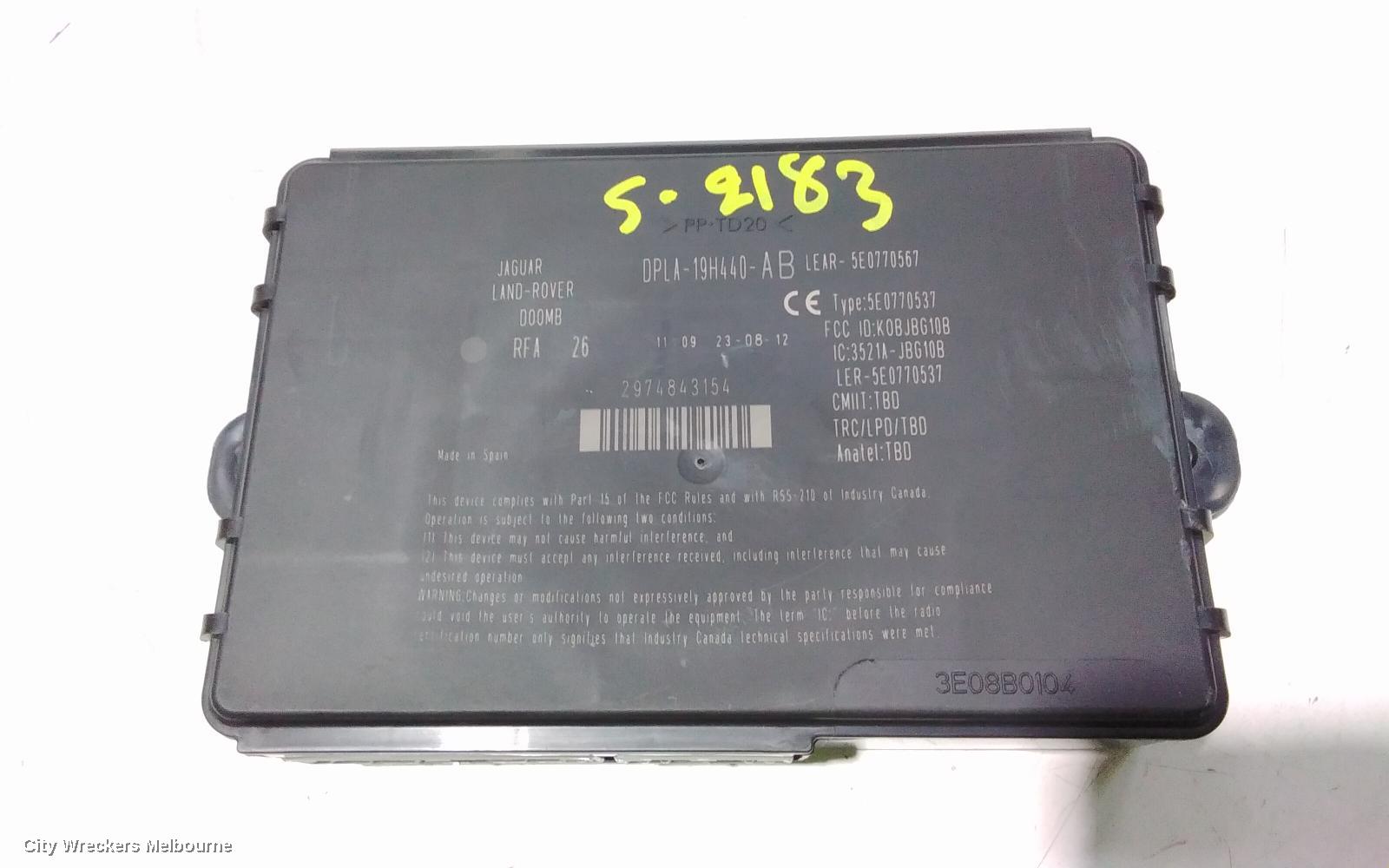 LAND ROVER DISCOVERY, L319,10/2009 - 12/2016, DPLA-19H440-AB  ELECTRONIC MODULE: 107529 - Image 2