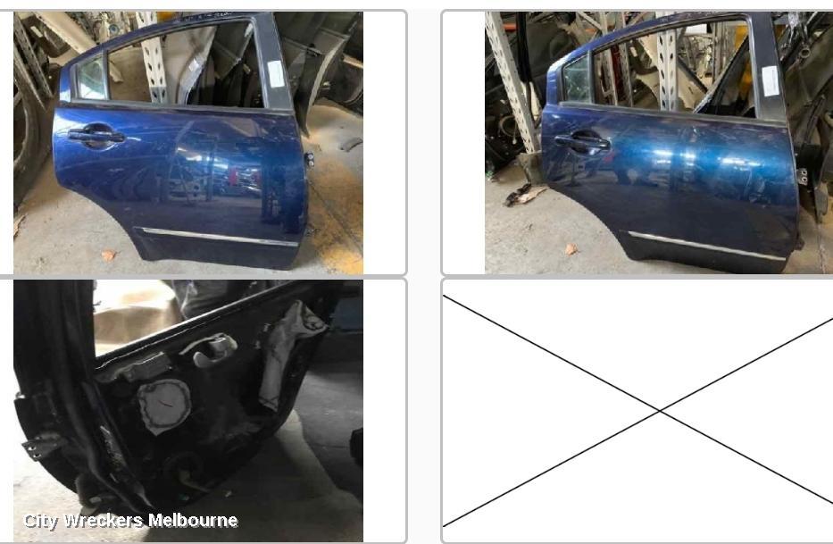 MITSUBISHI 380 RIGHT REAR DOOR, DB, GT/LS/LX/SX/ES TYPE, 09/2005 - 03/2008 - Image 1