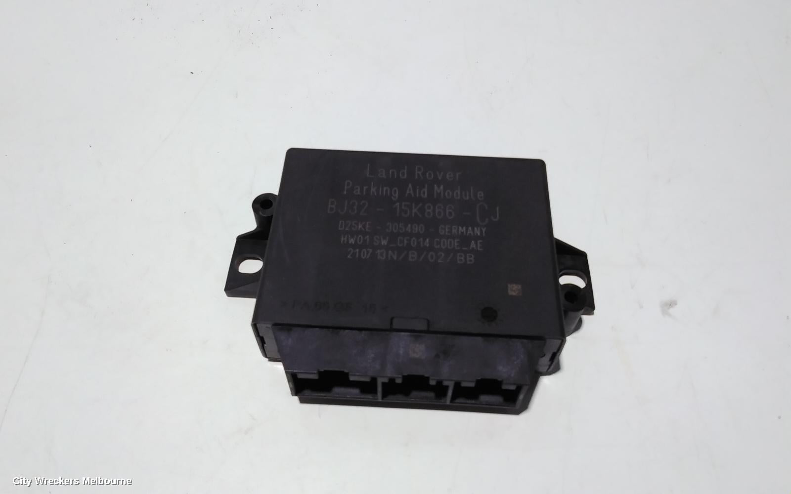 LAND ROVER RANGEROVER EVOQUE, L538, 11/2011 - 01/2019, PARKING AID MODULE BJ32-15K866-CJ: 87053 - Image 1