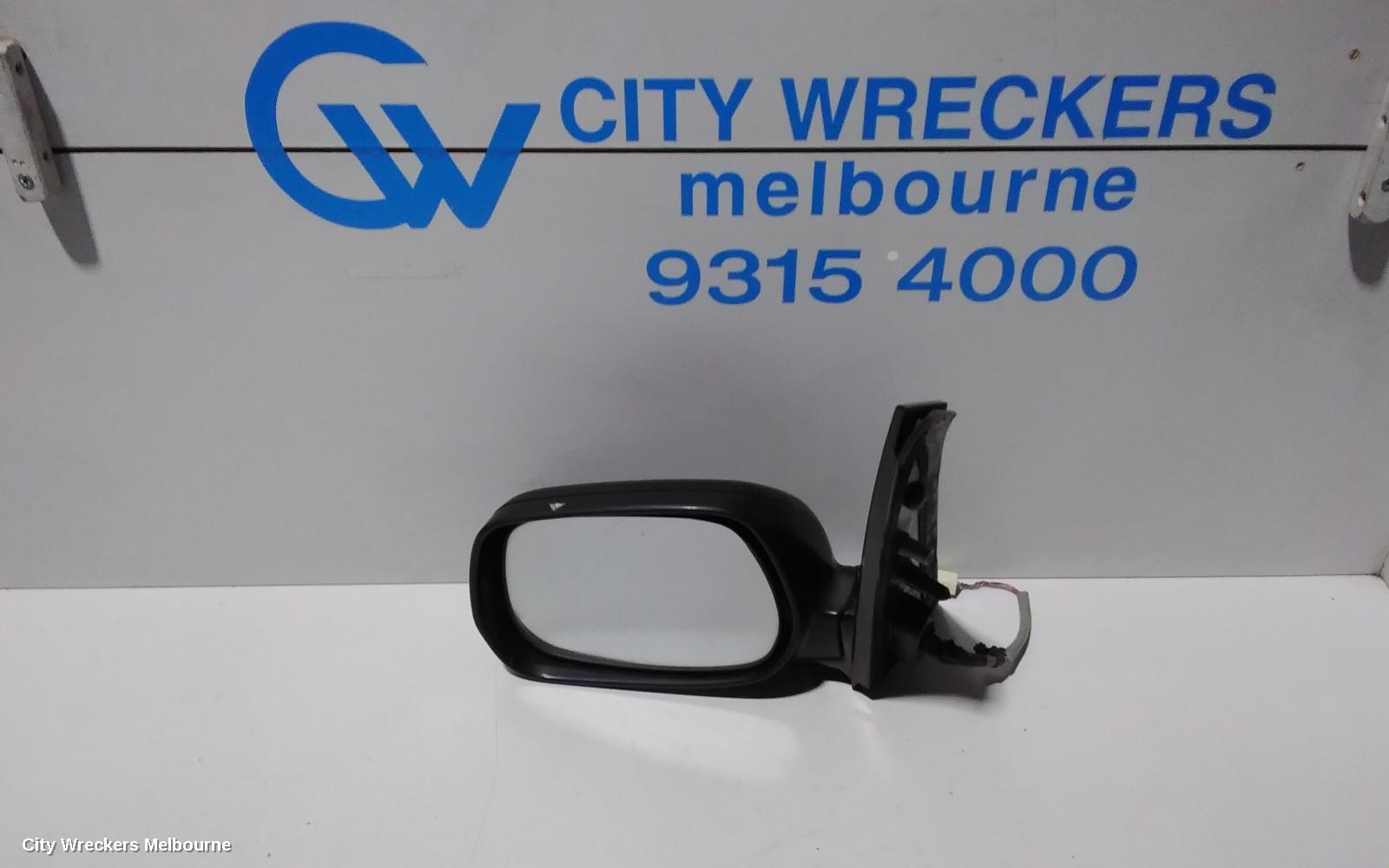 TOYOTA AVENSIS LEFT DOOR MIRROR, ACM20R, POWER, BLACK, 12/2001 - 11/2003 - Image 1