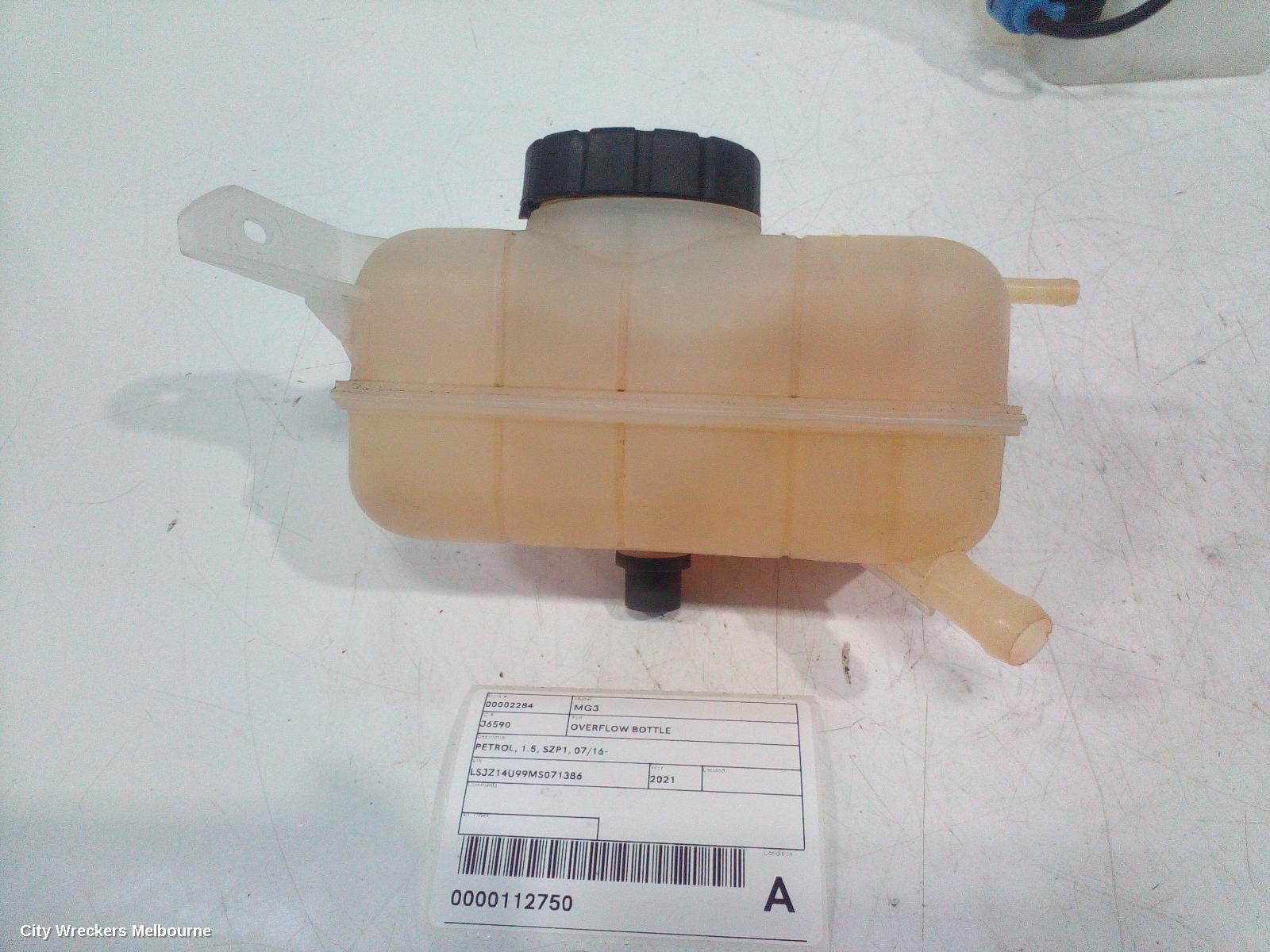MG MG3 OVERFLOW BOTTLE, PETROL, 1.5, SZP1, 07/2016 ONWARDS - Image 3