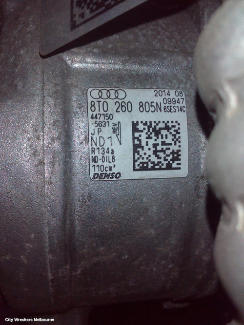 AUDI A5 A/C COMPRESSOR, 8T, 1.8, PETROL, 10/2011 - 11/2016 - Image 1