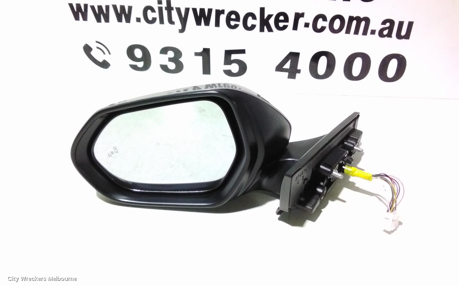TOYOTA C-HR LEFT DOOR MIRROR, W/ CAMERA TYPE, COLOUR CODED, GEN 1, 12/2016 ONWARDS - Image 2