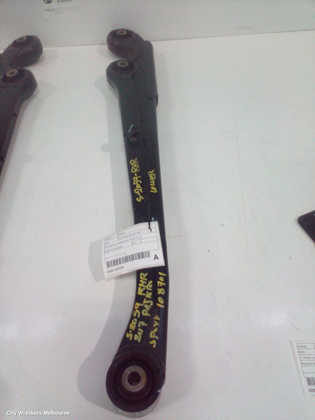 MITSUBISHI PAJERO RIGHT REAR TRAILING ARM, TRAILING ARM, PAJERO SPORT, QE-QF, 10/2015 ONWARDS - Image 3