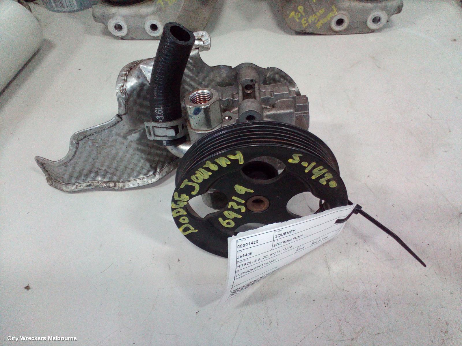 DODGE JOURNEY STEERING PUMP, PETROL, 3.6, JC, 07/2011 - 12/2016 - Image 1