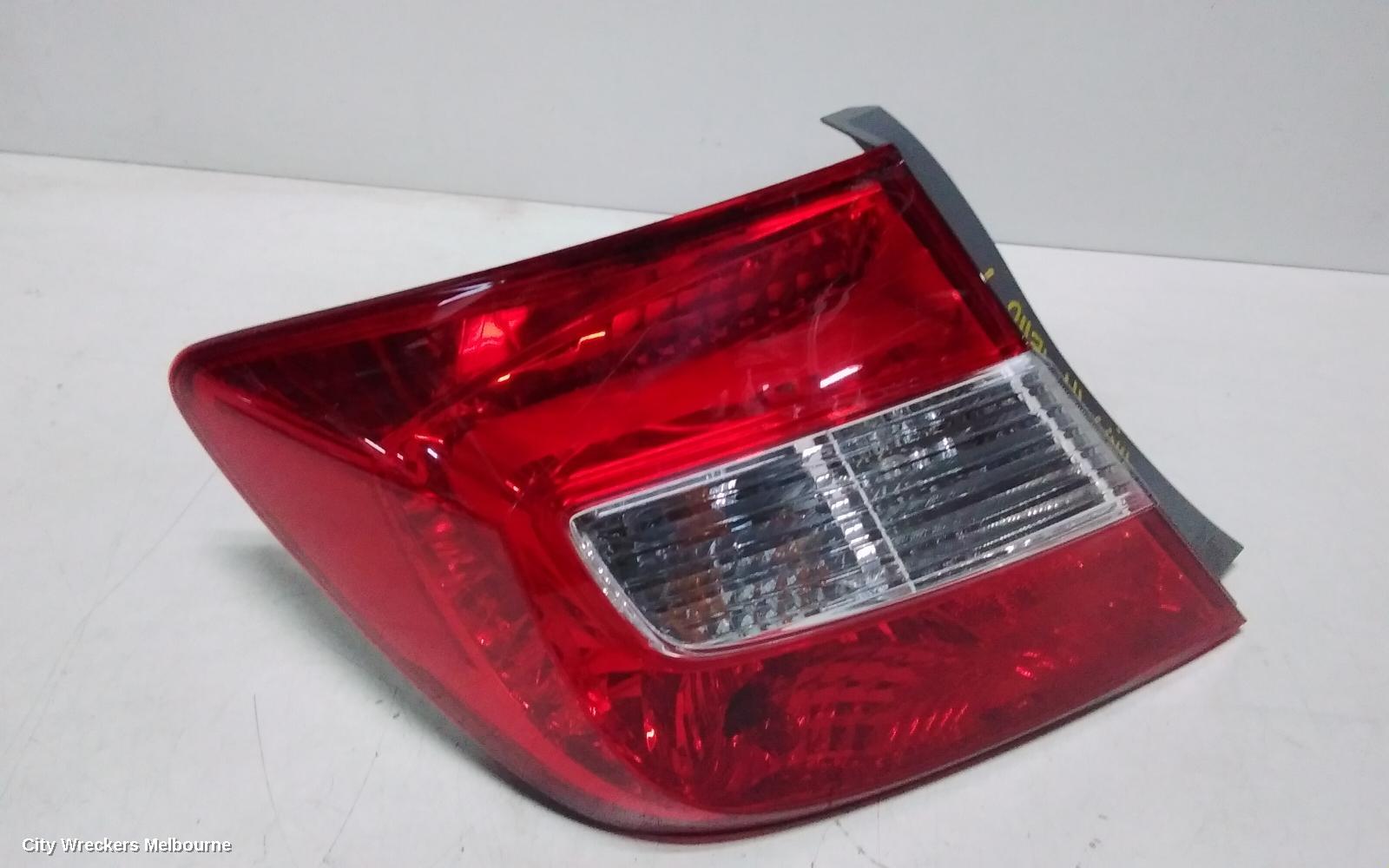HONDA CIVIC LEFT TAILLIGHT, 9TH GEN, SEDAN (VIN JHMFB/MRHFB), NON HYBRID, 02/2012 - 04/2016 - Image 2