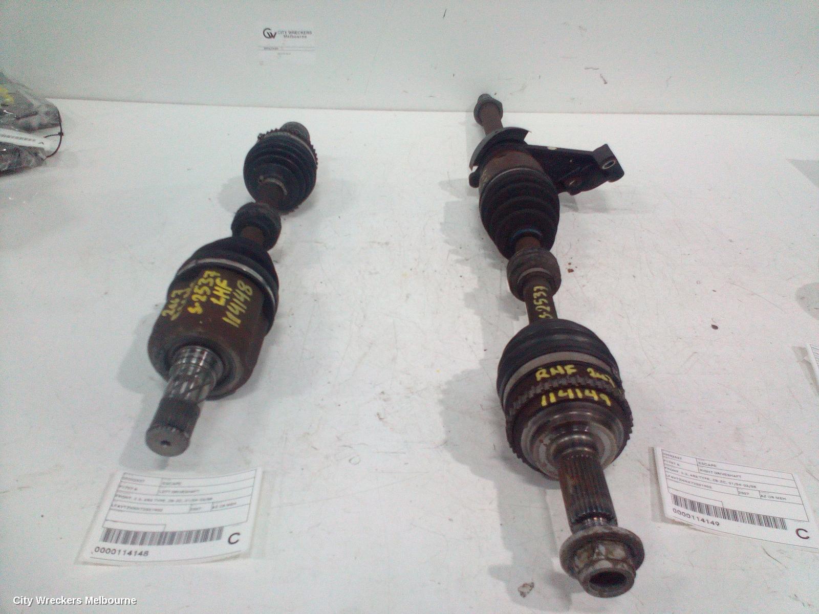 FORD ESCAPE LEFT DRIVESHAFT, FRONT, 2.3, ABS TYPE, ZB-ZC, 01/2004 - 03/2008 - Image 3