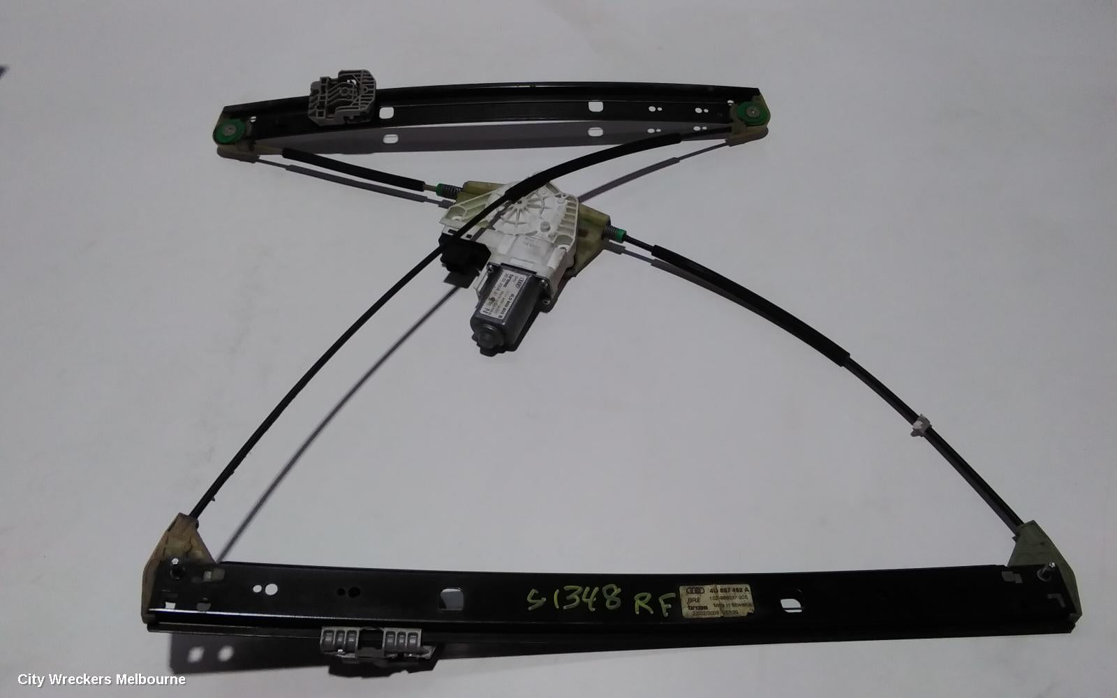 AUDI Q7 RIGHT REAR WND REG/MOTOR, 4L, 09/2006 - 08/2015 - Image 1