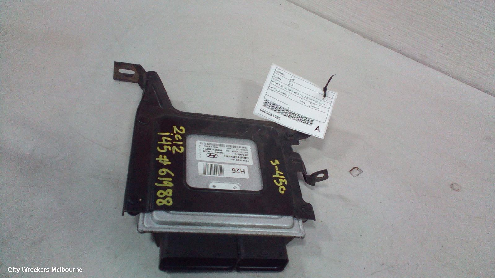 HYUNDAI I45 ECU, ENGINE ECU, 2.0, G4KD, AUTO T/M, ECU ONLY, YF, 02/2010 - 04/2014 - Image 3