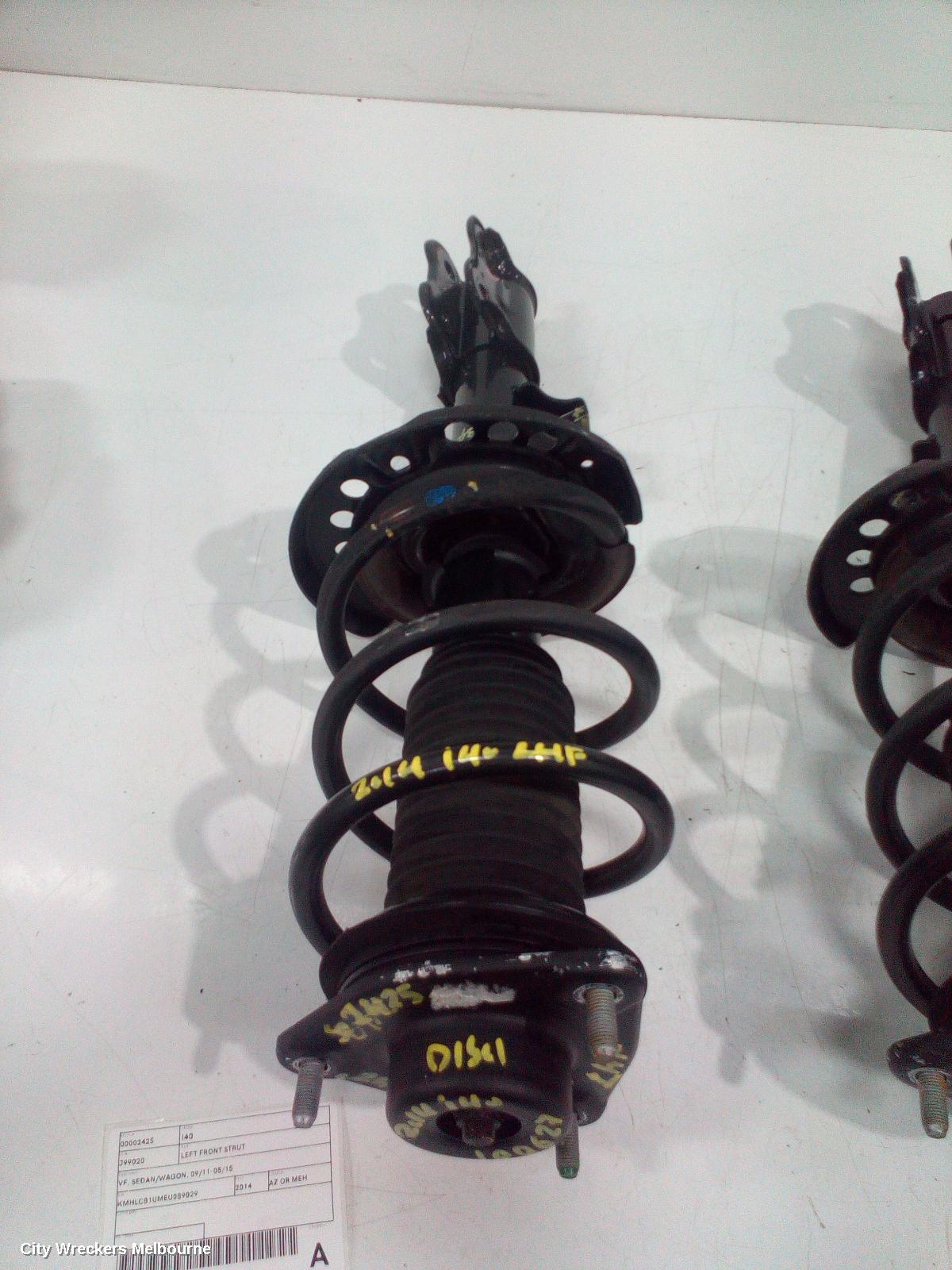 HYUNDAI I40 LEFT FRONT STRUT, VF, SEDAN/WAGON, 09/2011 - 05/2015 - Image 3
