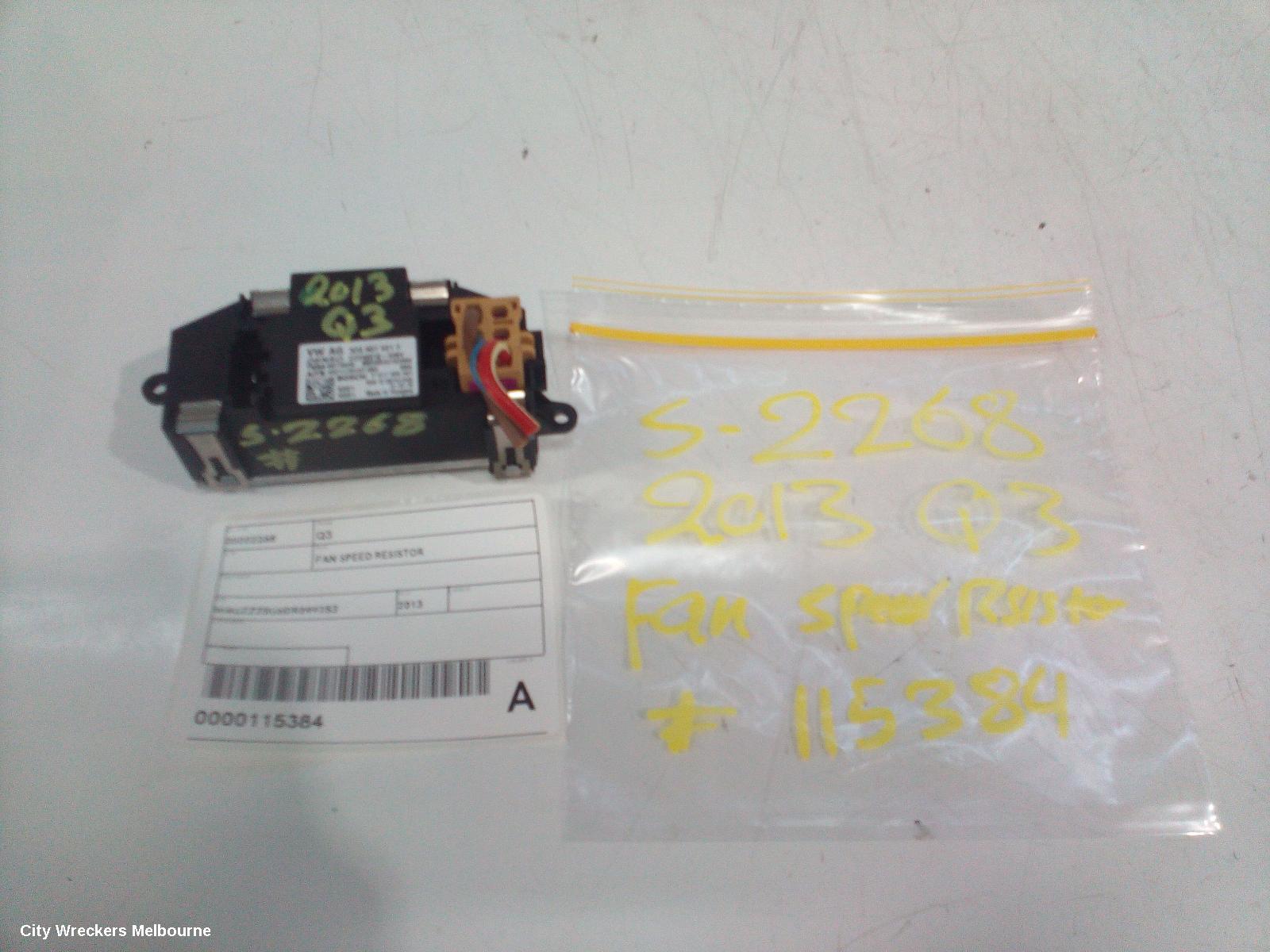 AUDI Q3 FAN SPEED RESISTOR - Image 2