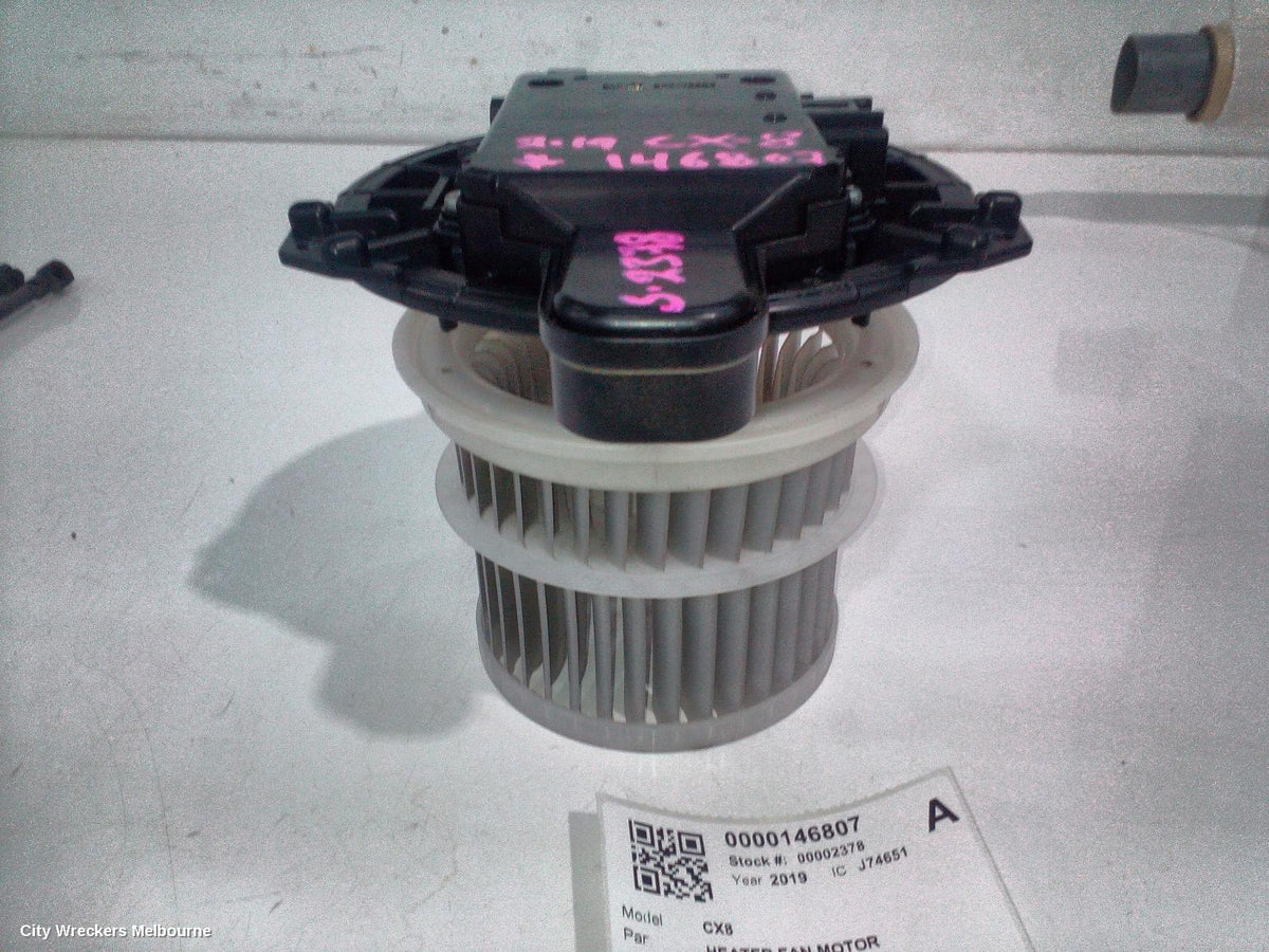 MAZDA CX8 HEATER FAN MOTOR, KG, FRONT, 05/2018 - 12/2023 - Image 2
