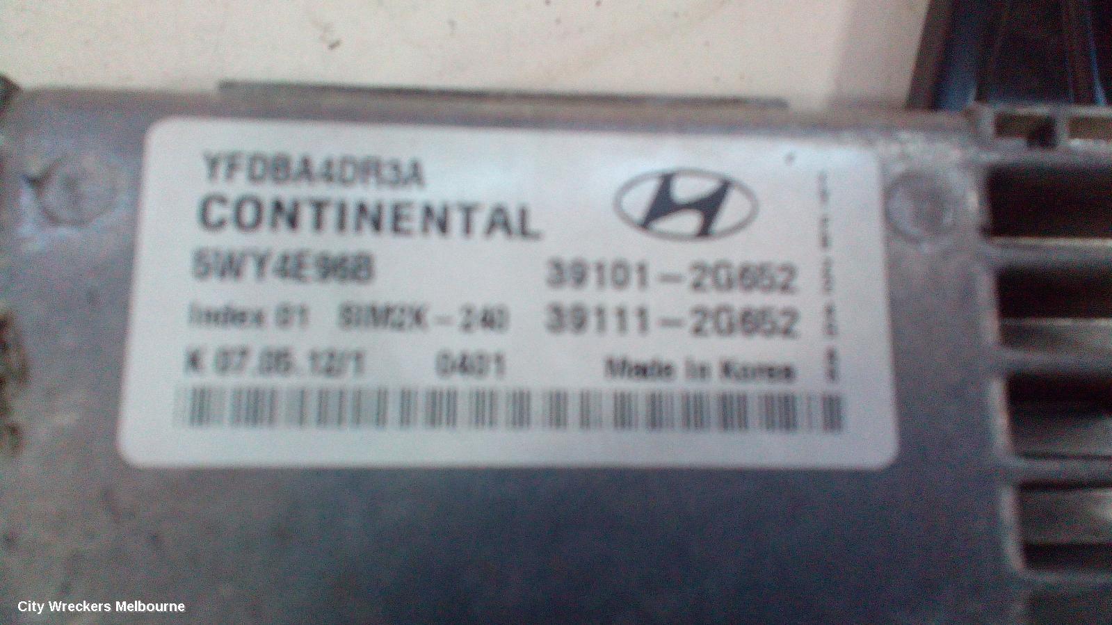 HYUNDAI I45 ECU, ENGINE ECU, 2.4, G4KJ, AUTO TM, ECU ONLY, YF, 02/2010 - 04/2014 - Image 1