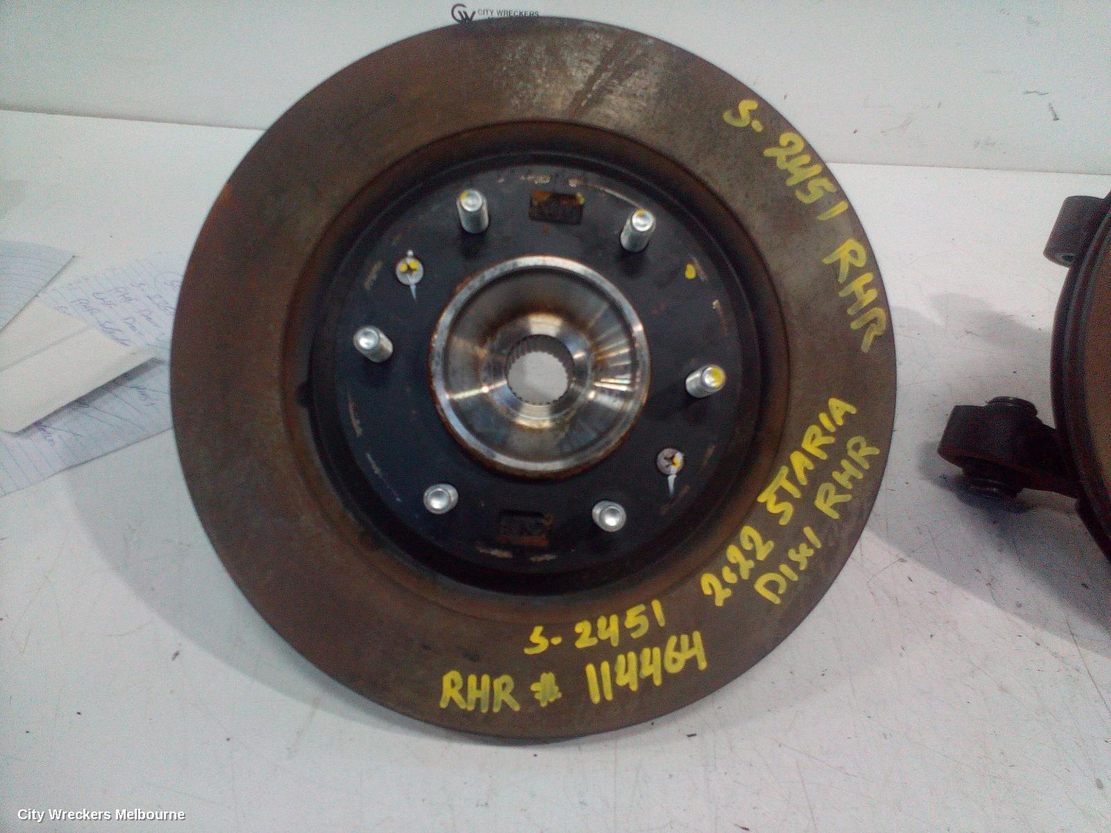 HYUNDAI STARIA RIGHT REAR HUB ASSEMBLY, US4, 04/2021 ONWARDS - Image 2