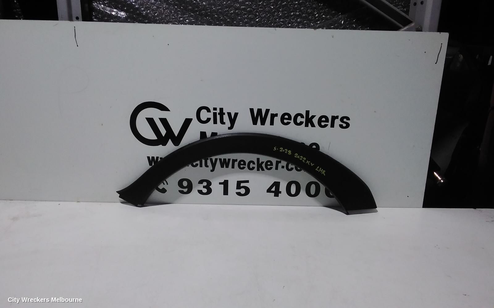 SUBARU XV WHEEL ARCH FLARE, LH REAR, G5X, 05/2017 ONWARDS - Image 1