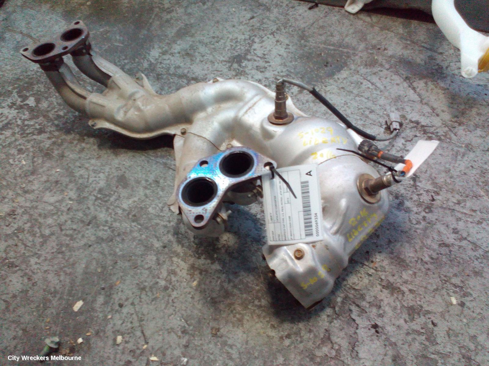 SUBARU LIBERTY CATALYTIC CONVERTER, MANIFOLD-CAT TYPE, 2.5, FB25, PETROL, 6TH GEN, 08/2014 ONWARDS - Image 2