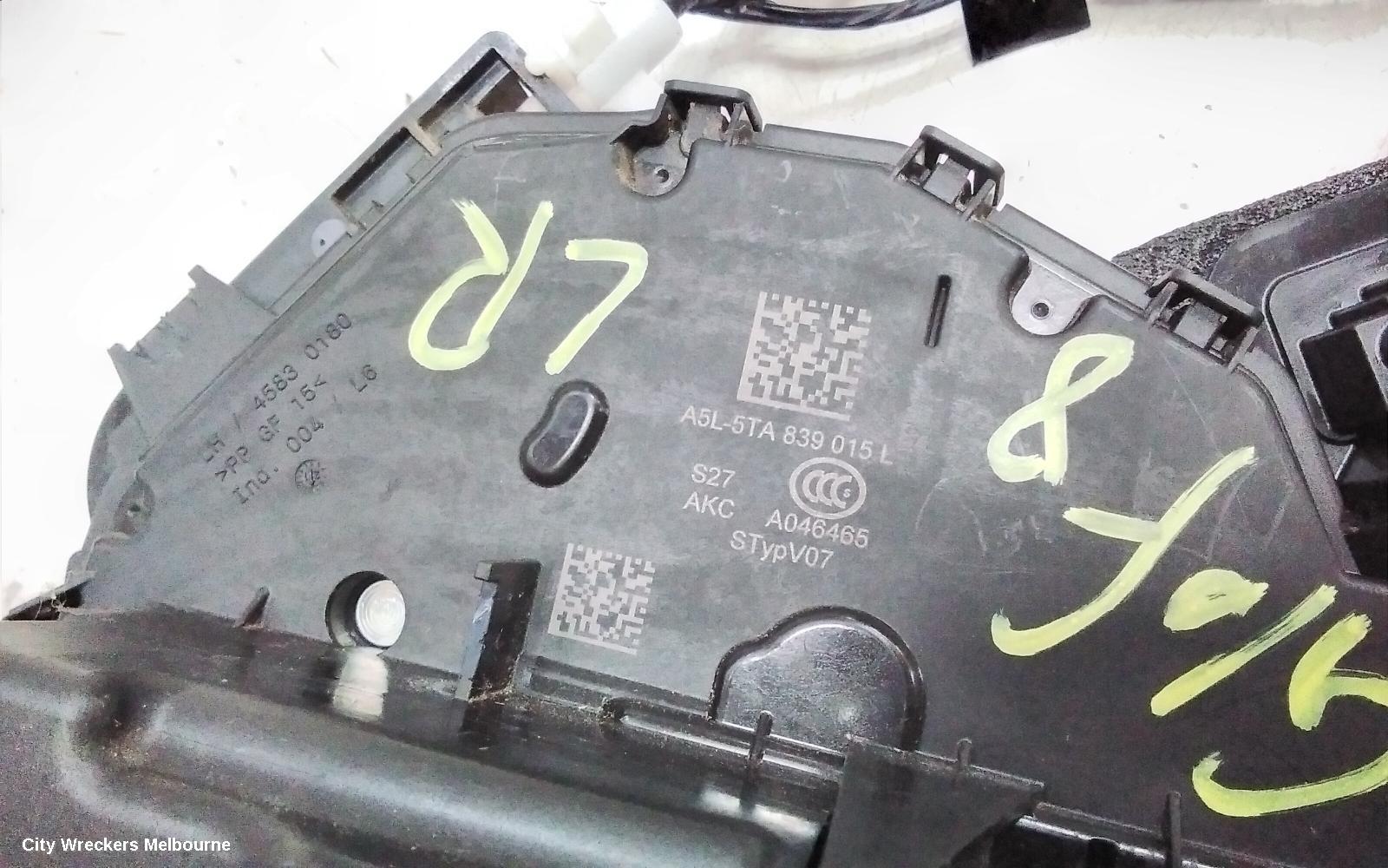 VOLKSWAGEN GOLF DOOR/BOOT/GATE LOCK, LEFT REAR DOOR LOCK, GEN 8, 09/2020 ONWARDS - Image 3