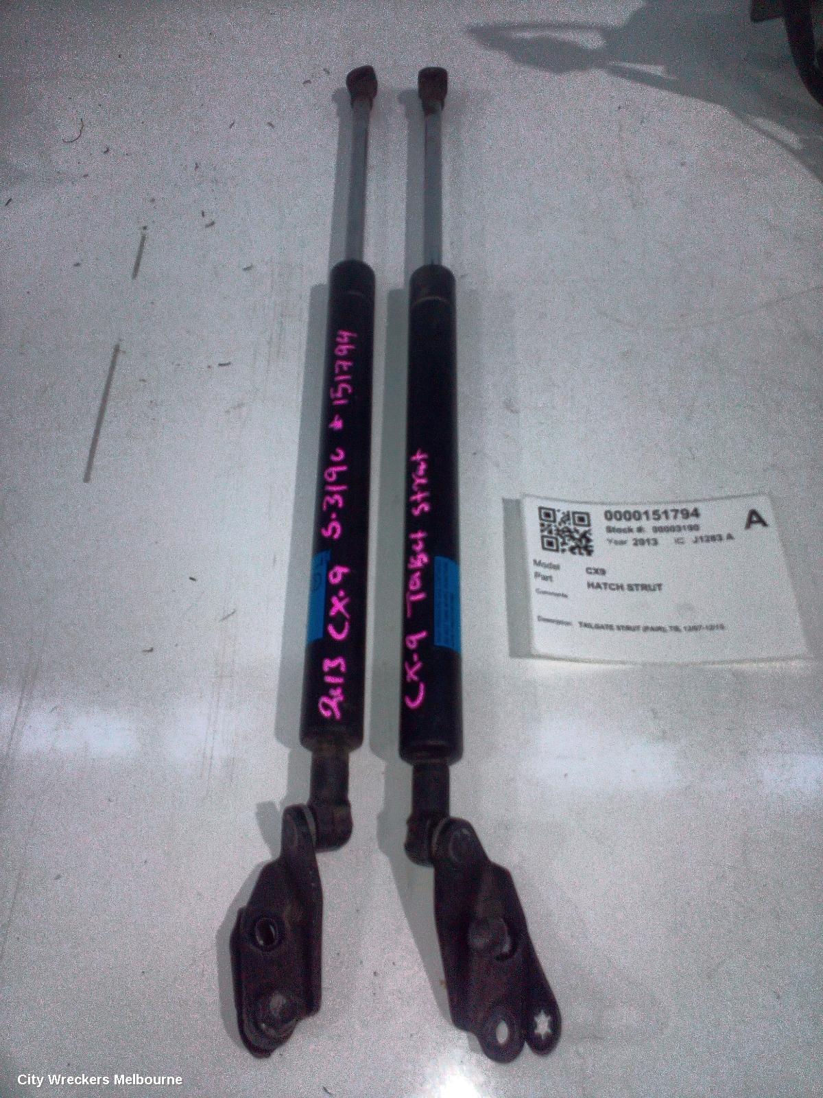 MAZDA CX9 HATCH STRUT, TAILGATE STRUT (PAIR), TB, 12/2007 - 12/2015 - Image 1