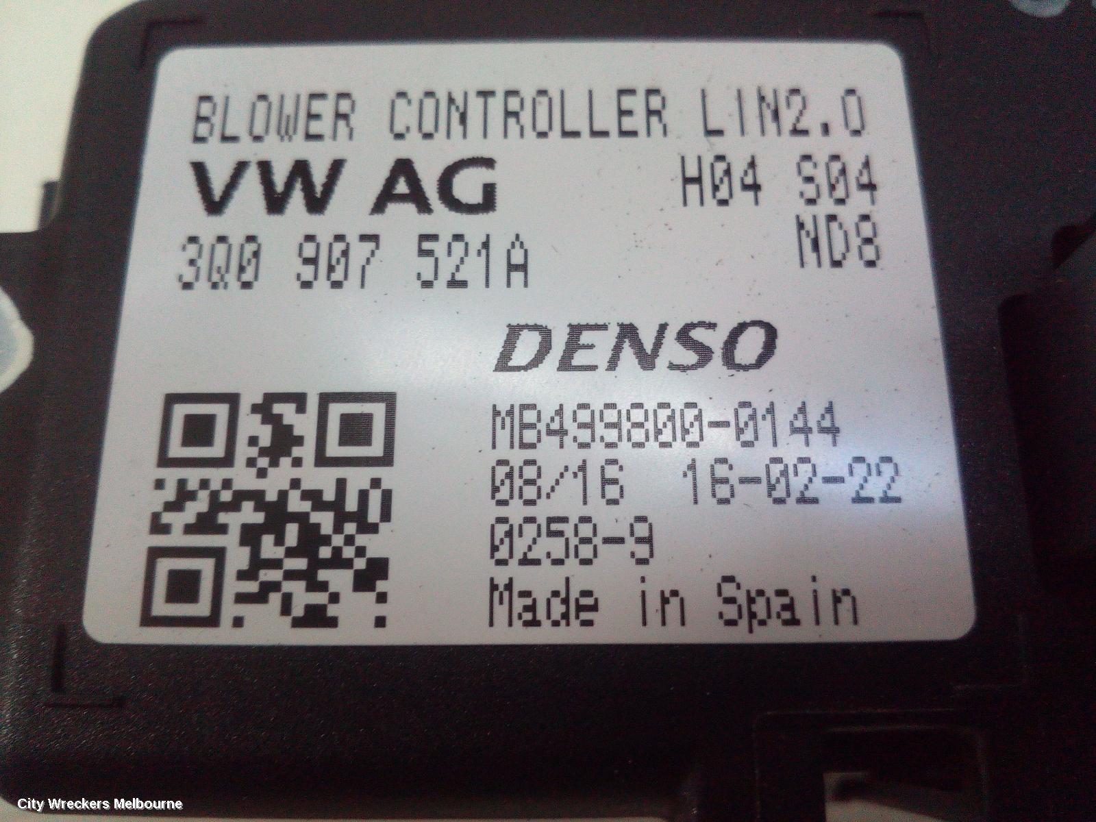 VOLKSWAGEN PASSAT FAN SPEED RESISTOR, B8/MK7, 06/2015 - 05/2023 - Image 2