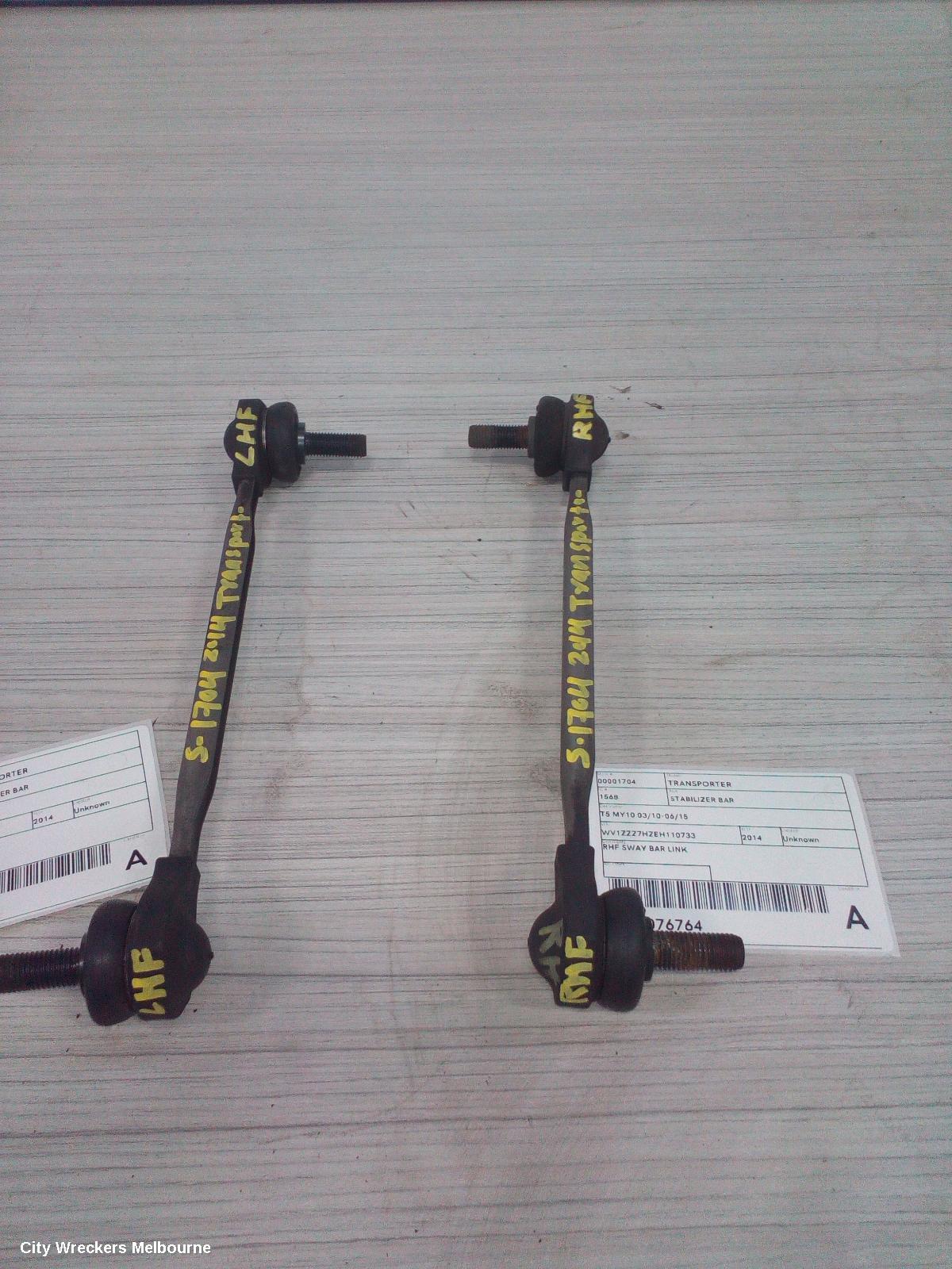 VOLKSWAGEN TRANSPORTER STABILISER BAR, T5 MY10 03/2010 - 06/2015 - Image 2