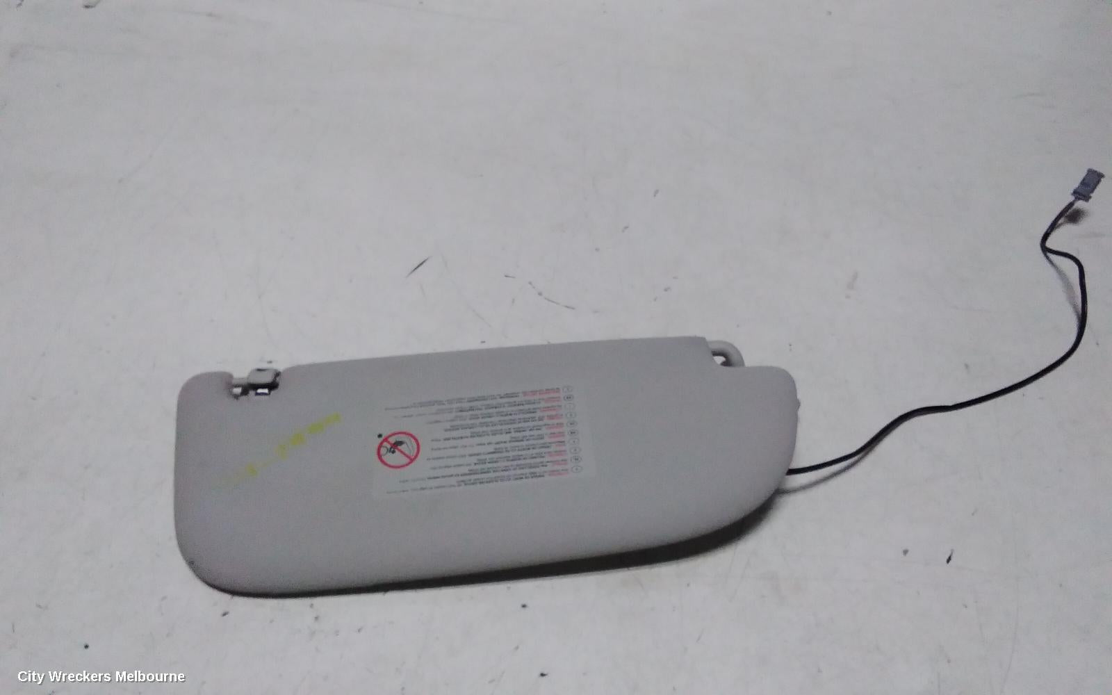 PEUGEOT 308 SUNVISOR, T7, LH SIDE, BLACK, 09/2007 - 01/2014 - Image 3