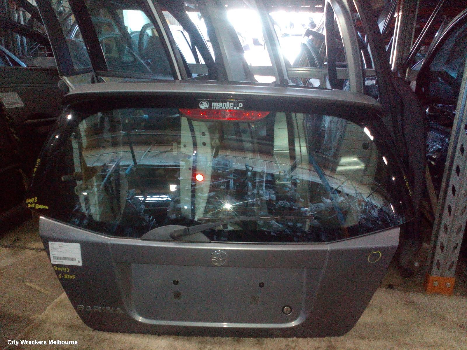 HOLDEN BARINA BOOTLID/TAILGATE, TAILGATE, TK, SPOILERED TYPE, 12/2005 - 12/2012 - Image 1