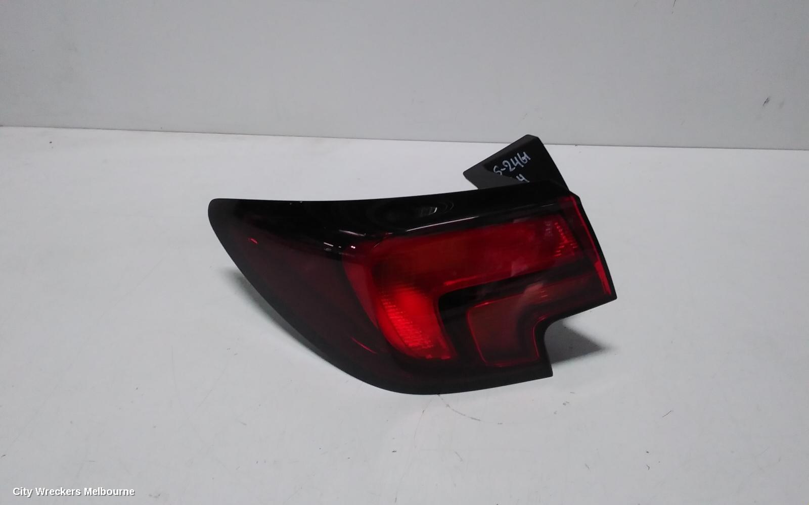 HOLDEN ASTRA LEFT TAILLIGHT, BK, 5DR HATCH, R/RS, NON LED TYPE, 09/2016 ONWARDS - Image 1