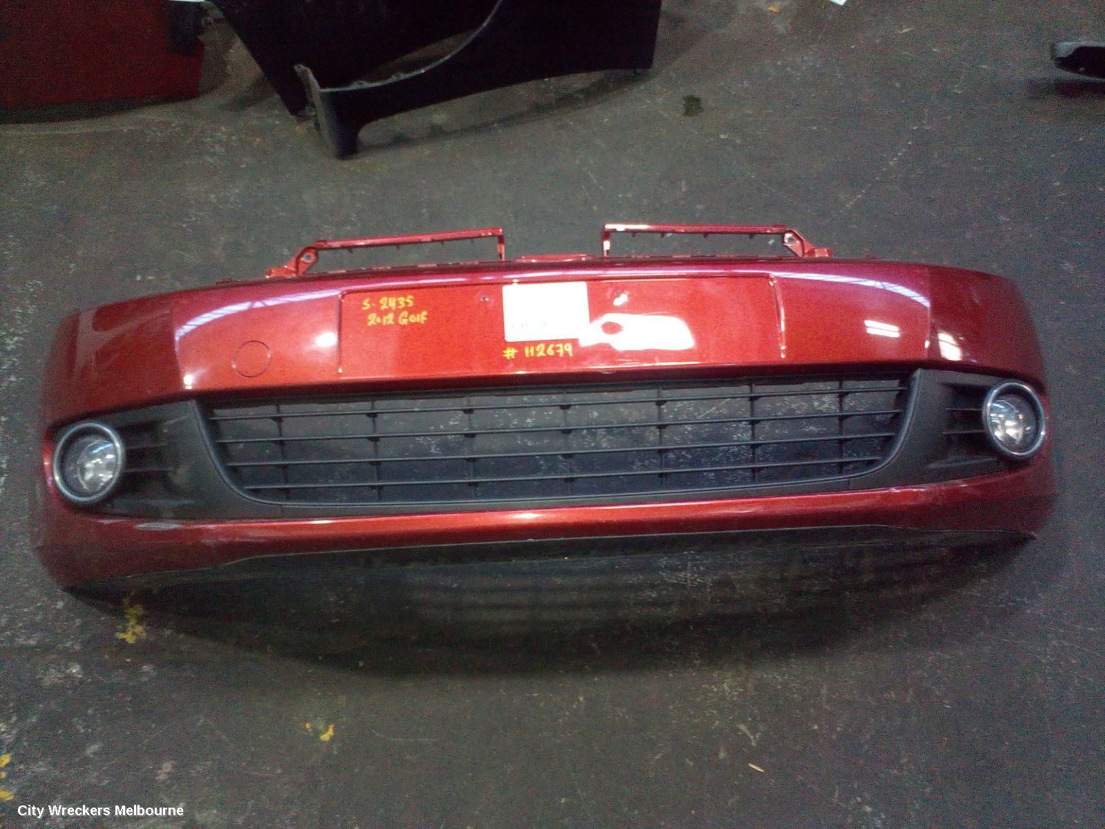 VOLKSWAGEN GOLF FRONT BUMPER, GEN 6, CABRIO, NON PARK SENSOR, NON H/LAMP WASHER TYPE, 07/2011 - 01/2016 - Image 2