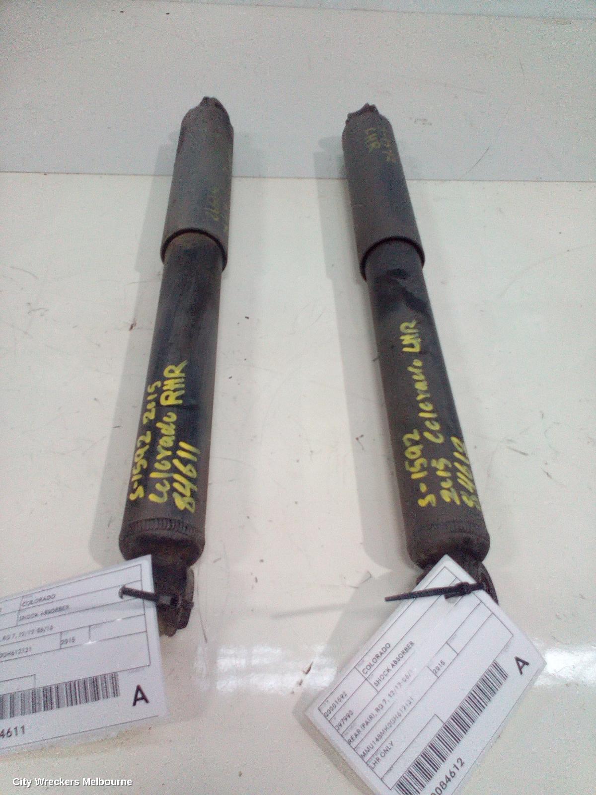 HOLDEN COLORADO SHOCK ABSORBER, REAR (PAIR), RG 7, 12/2012 - 06/2016 - Image 2