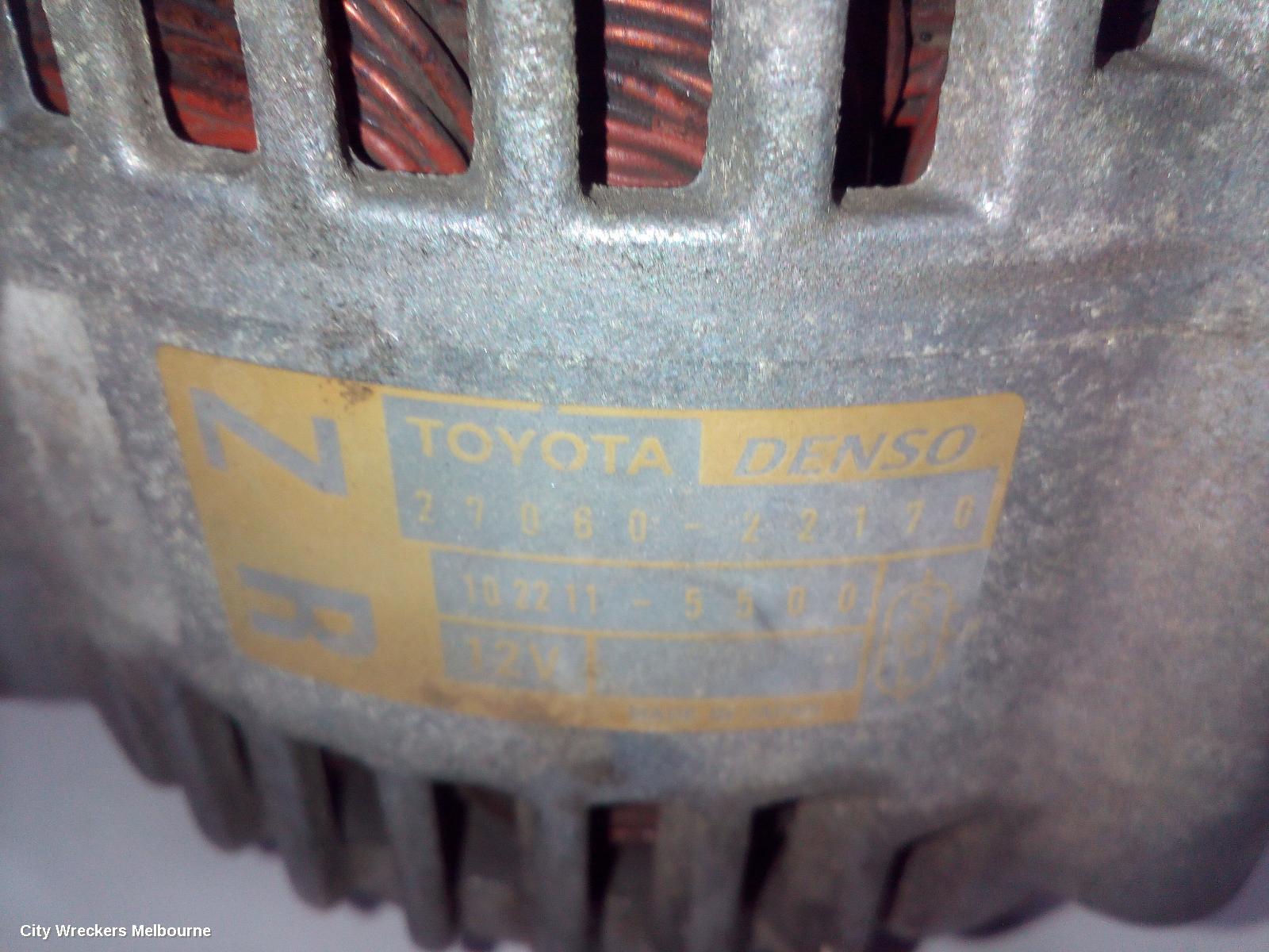 TOYOTA COROLLA ALTERNATOR, PETROL, 1.8, 1ZZ-FE, NIPPONDENSO, ZZE122 (JAPAN-VIN JTD), 12/2001 - 06/2007 - Image 3