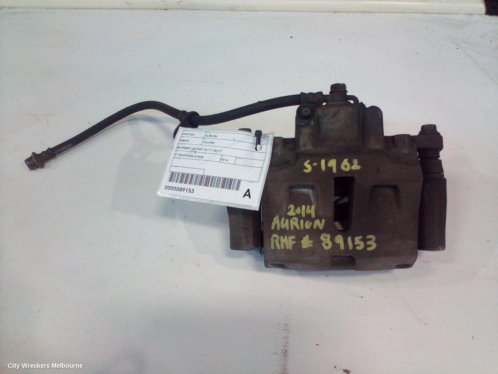 TOYOTA AURION CALIPER, RH FRONT, GSV50R, 02/2012 - 08/2017 - Image 1