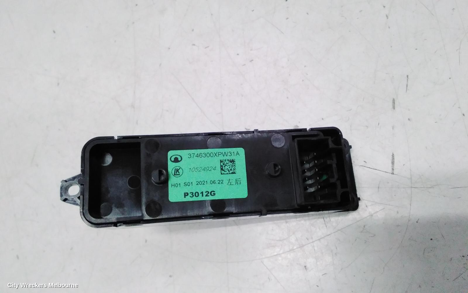 GREAT WALL CANNON UTE PWR DR WIND SWITCH, NPW, LH REAR, 09/2020 ONWARDS - Image 3