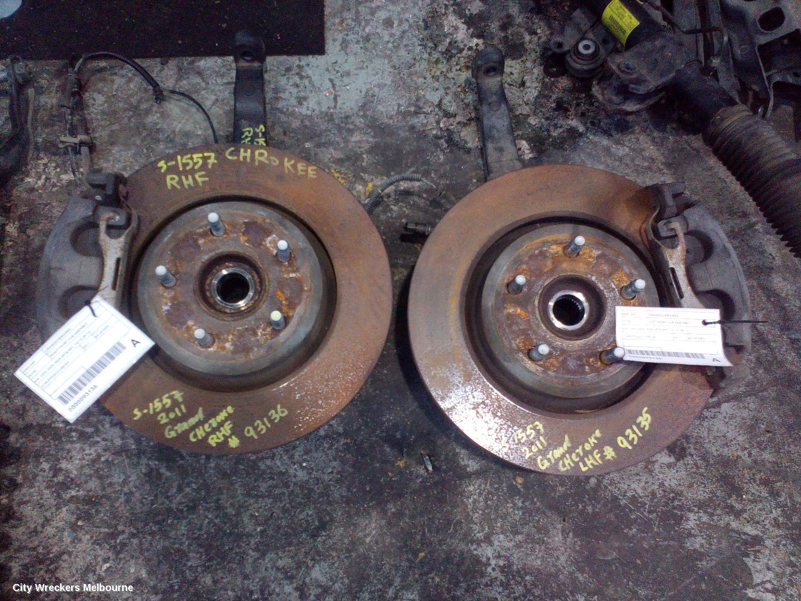 JEEP GRANDCHEROKEE RIGHT FRONT HUB ASSEMBLY, WK, 2WD/4WD, NON SRT8/SRT, 10/2010 - 09/2016 - Image 3