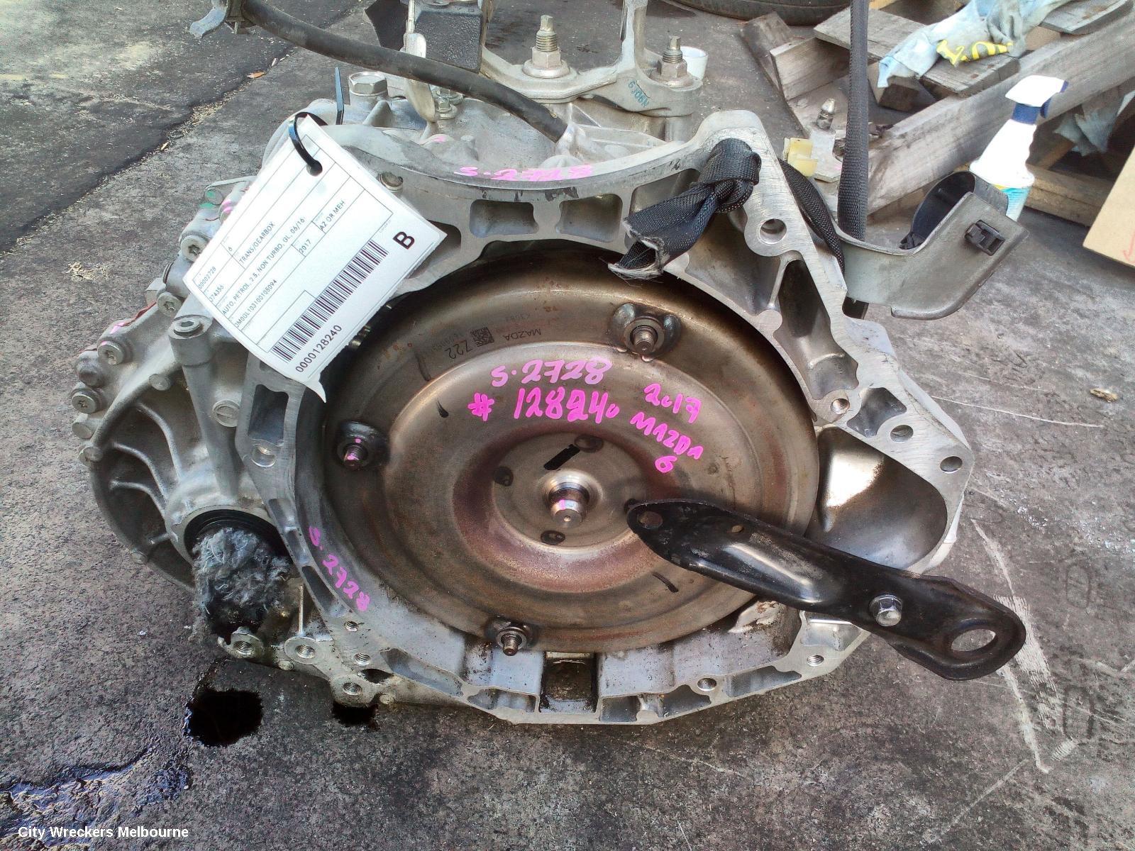 MAZDA 6 TRANS/GEARBOX, AUTO, PETROL, 2.5, NON TURBO, GL, 06/2016 - 12/2024 - Image 1