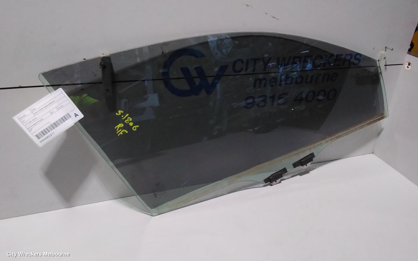 HONDA CIVIC RIGHT FRONT DOOR WINDOW, 10TH GEN, HATCH, 05/2016 ONWARDS - Image 1