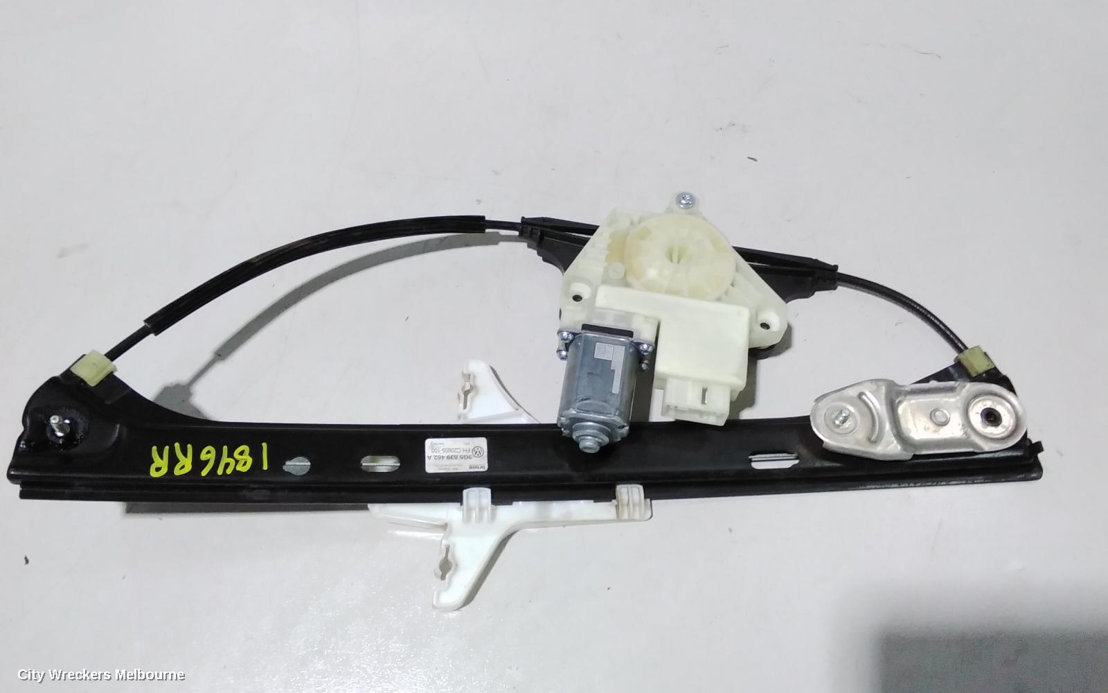 VOLKSWAGEN PASSAT RIGHT REAR WND REG/MOTOR, DOOR REG ASSY (REG AND MOTOR), B8/MK7, 06/2015 ONWARDS - Image 2