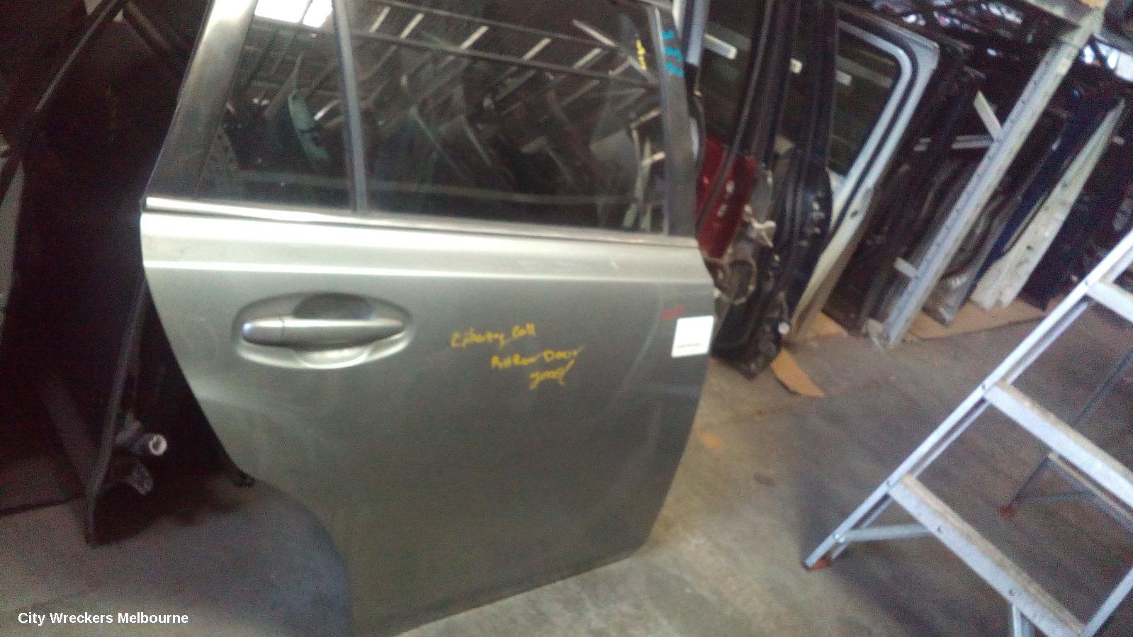 SUBARU LIBERTY RIGHT REAR DOOR, 5TH GEN, WAGON, 2.5I/3.6R/GT, 07/2009 - 11/2014 - Image 1