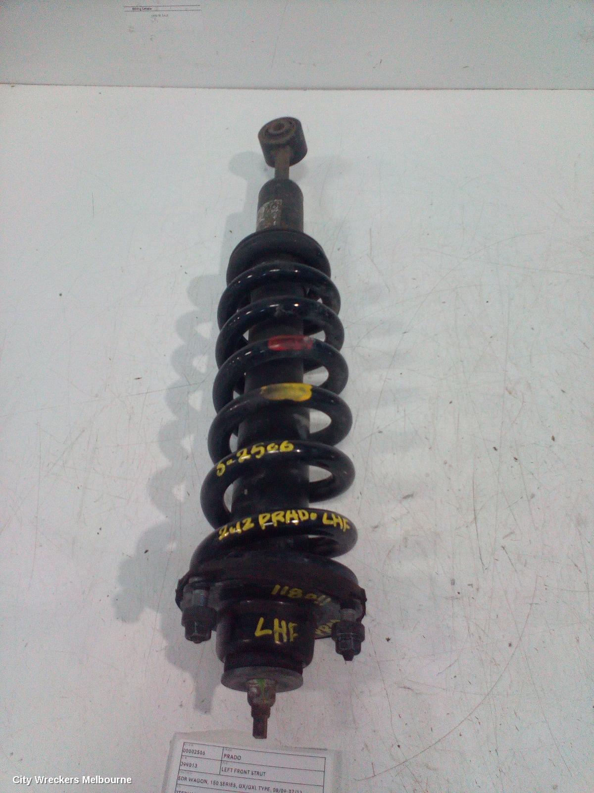 TOYOTA PRADO LEFT FRONT STRUT, 5DR WAGON, 150 SERIES, GX/GXL TYPE, 08/2009 - 07/2013 - Image 3