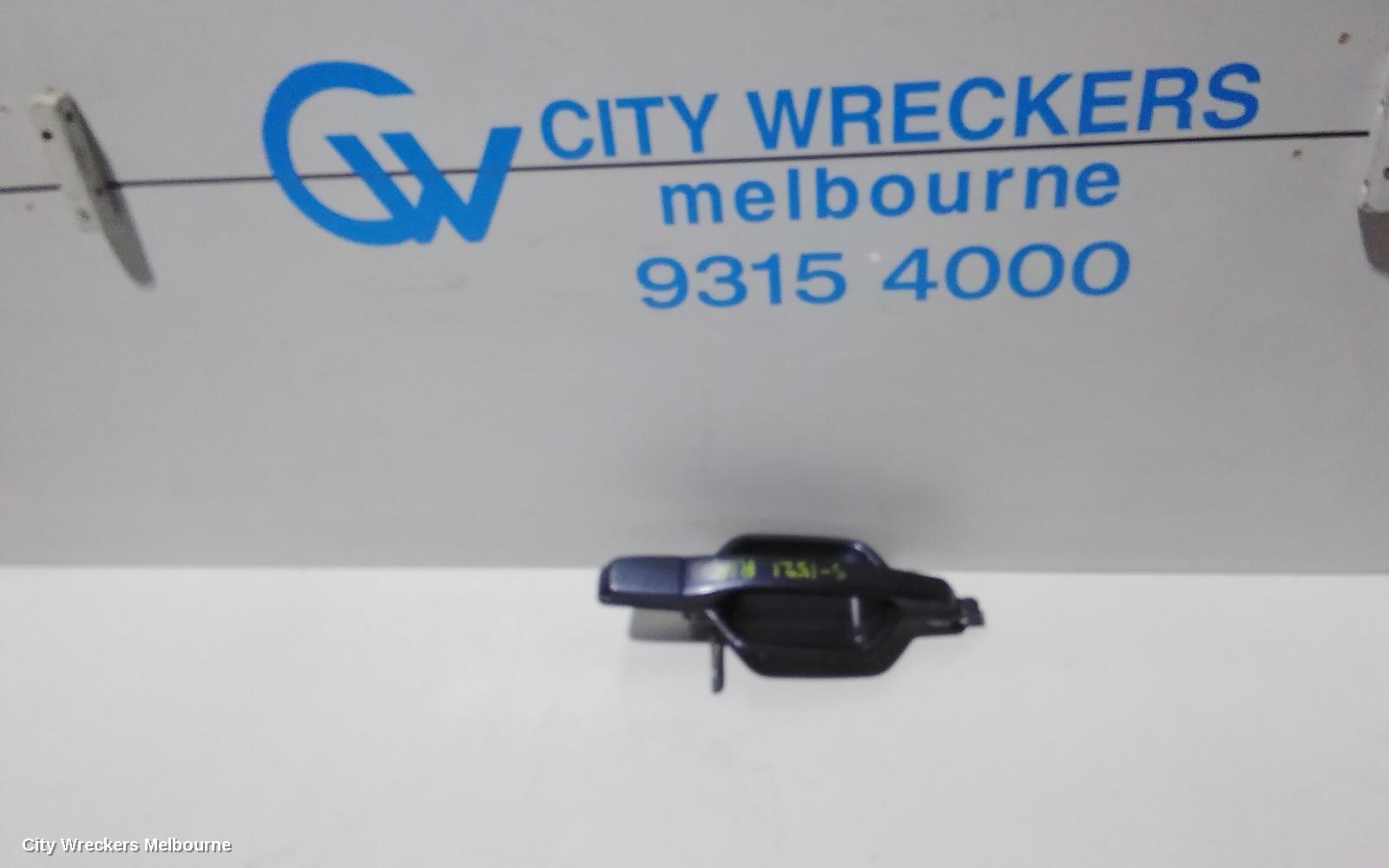MITSUBISHI PAJERO DOOR HANDLE, OUTER, RH REAR, COLOUR CODED, NS-NX, 11/2006 ONWARDS - Image 1